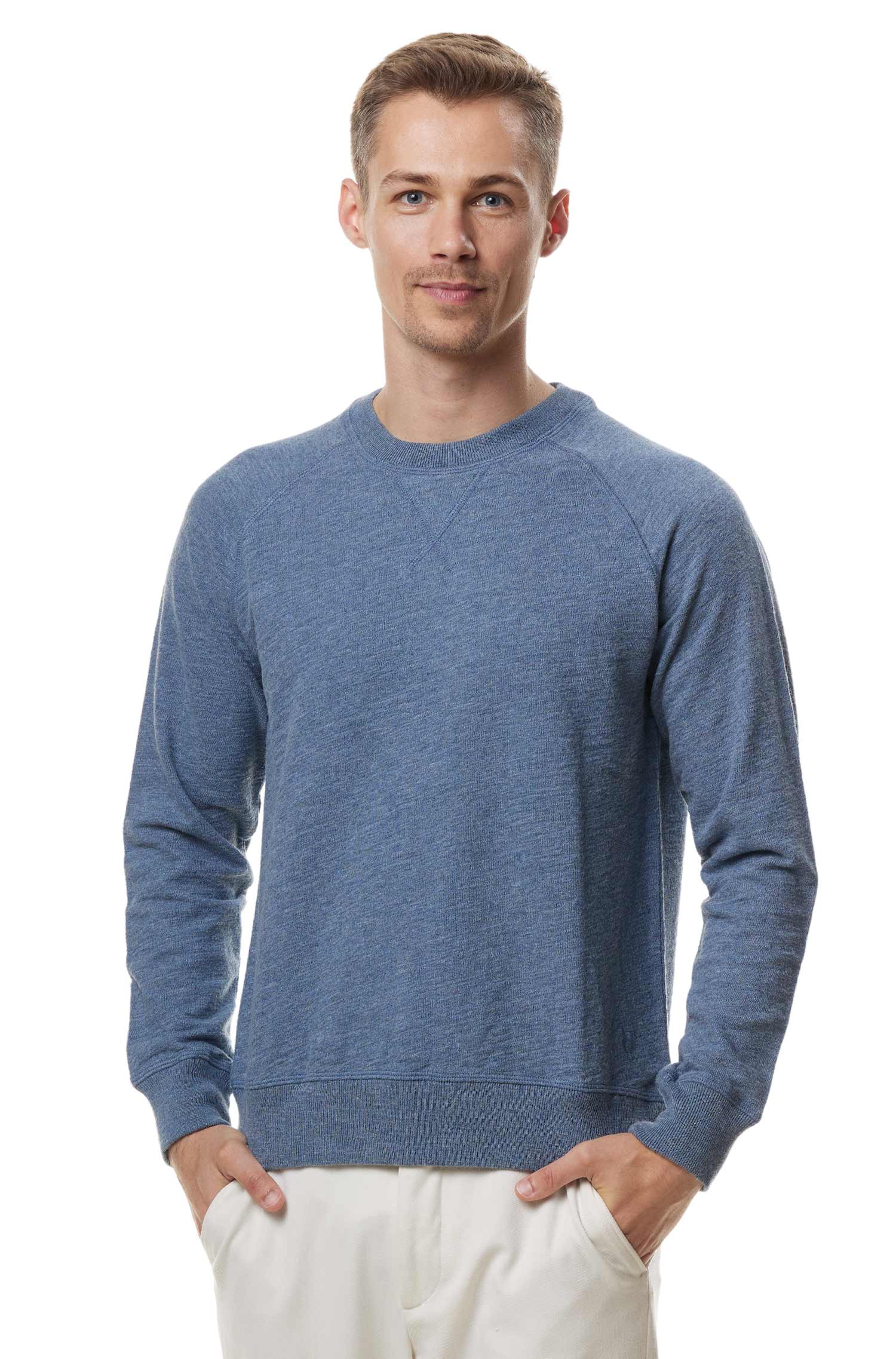 Alpaka Pullover JANIS aus Royal Alpaka-Baumwoll-Mix-indigo