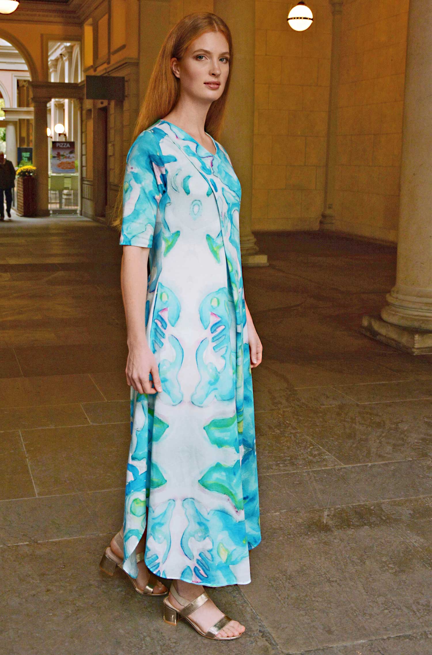 Kleid HEZRON aus 100% Pima Bio Baumwolle-falu