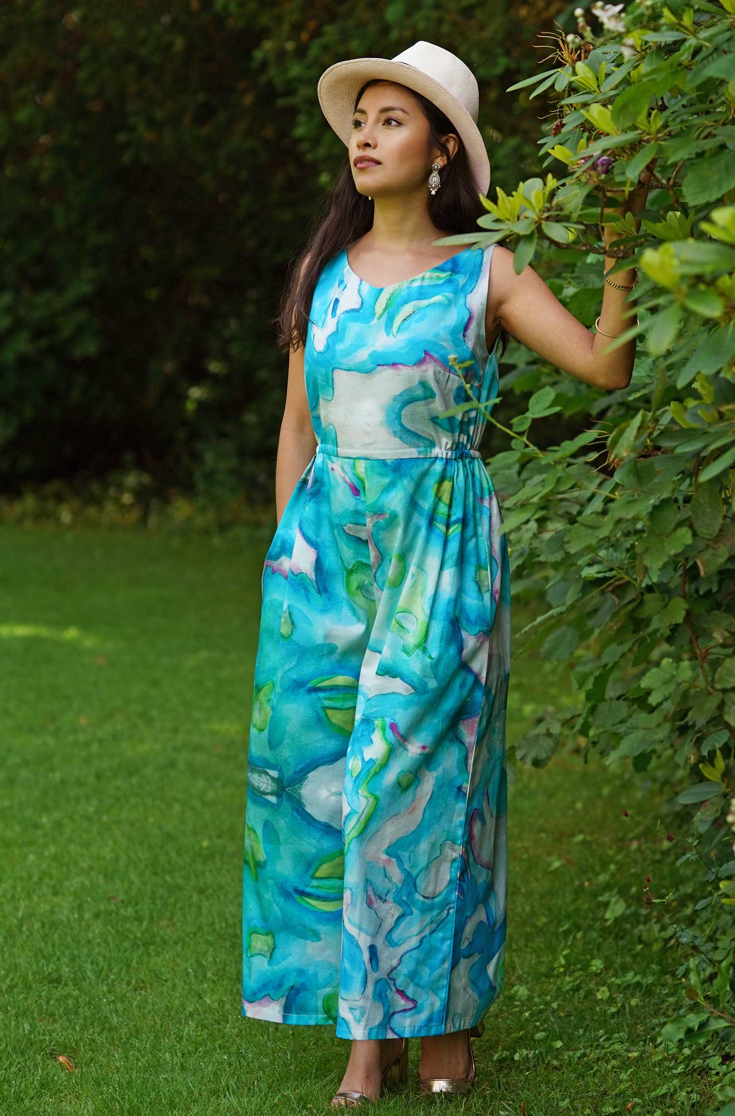 Jumpsuit FALU aus 100% Pima Bio Baumwolle-falu