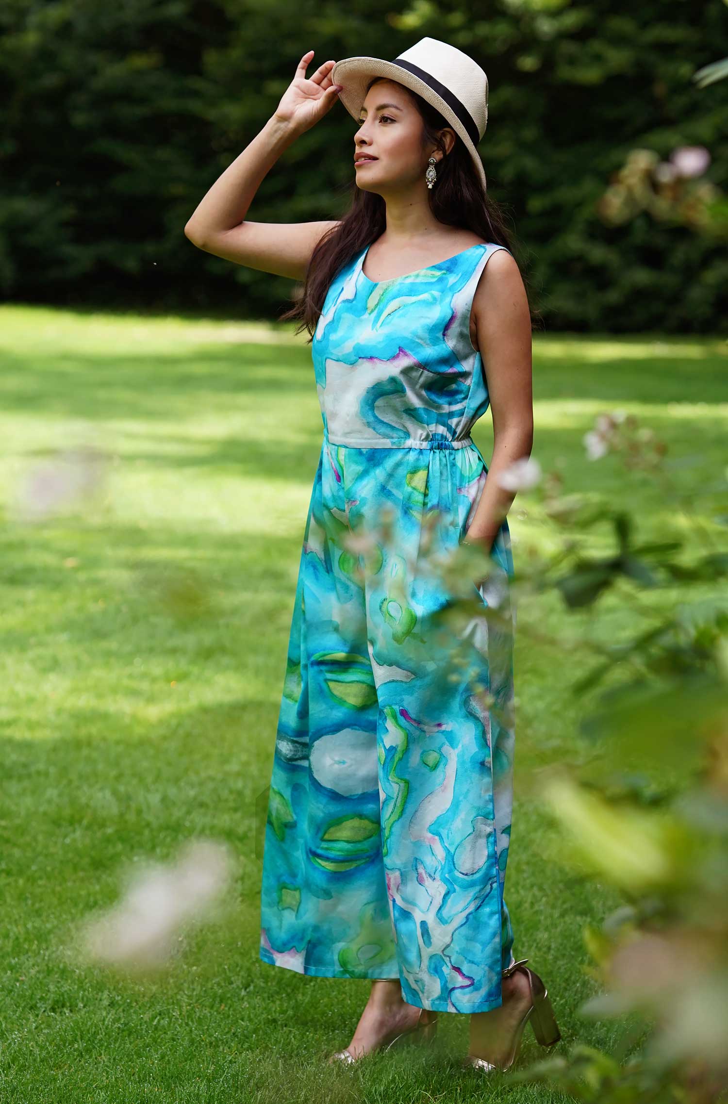 Jumpsuit FALU aus 100% Pima Bio Baumwolle-falu