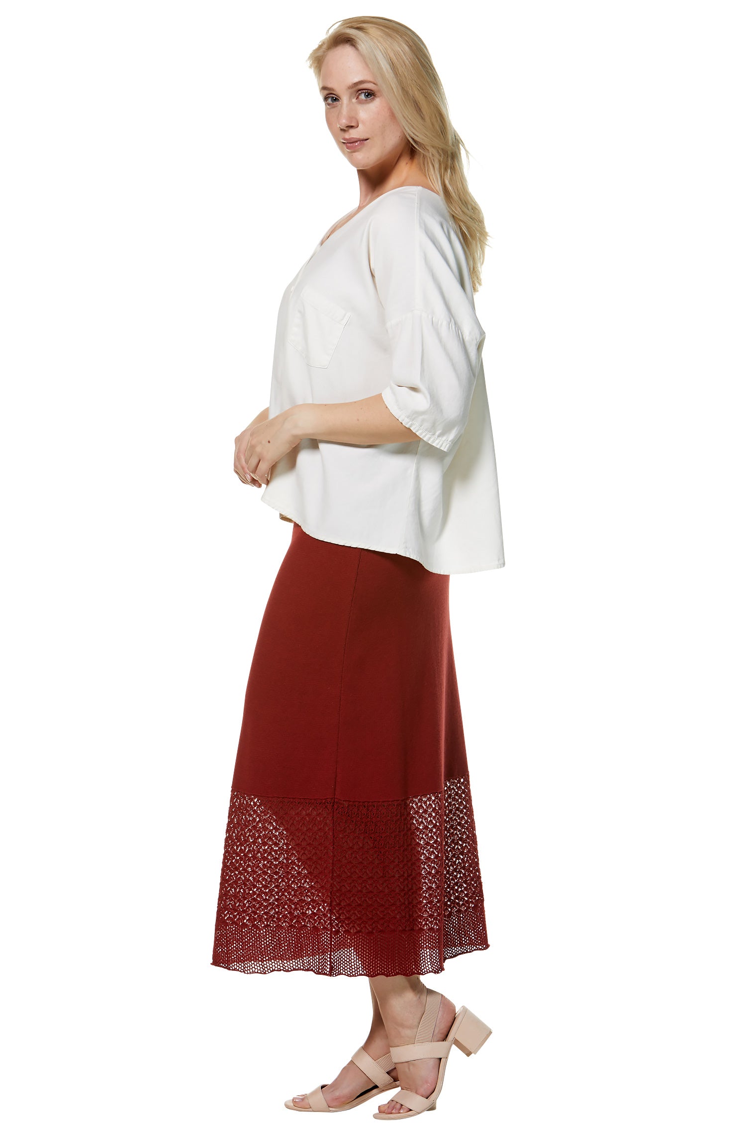 Blusenhemd ARIS aus 100% Bio-Pima-Baumwolle-falu