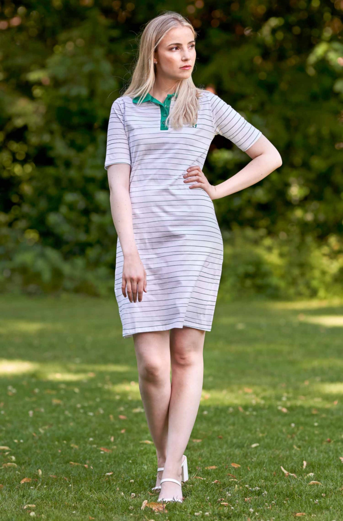 Kleid LINEAS-sommergrün
