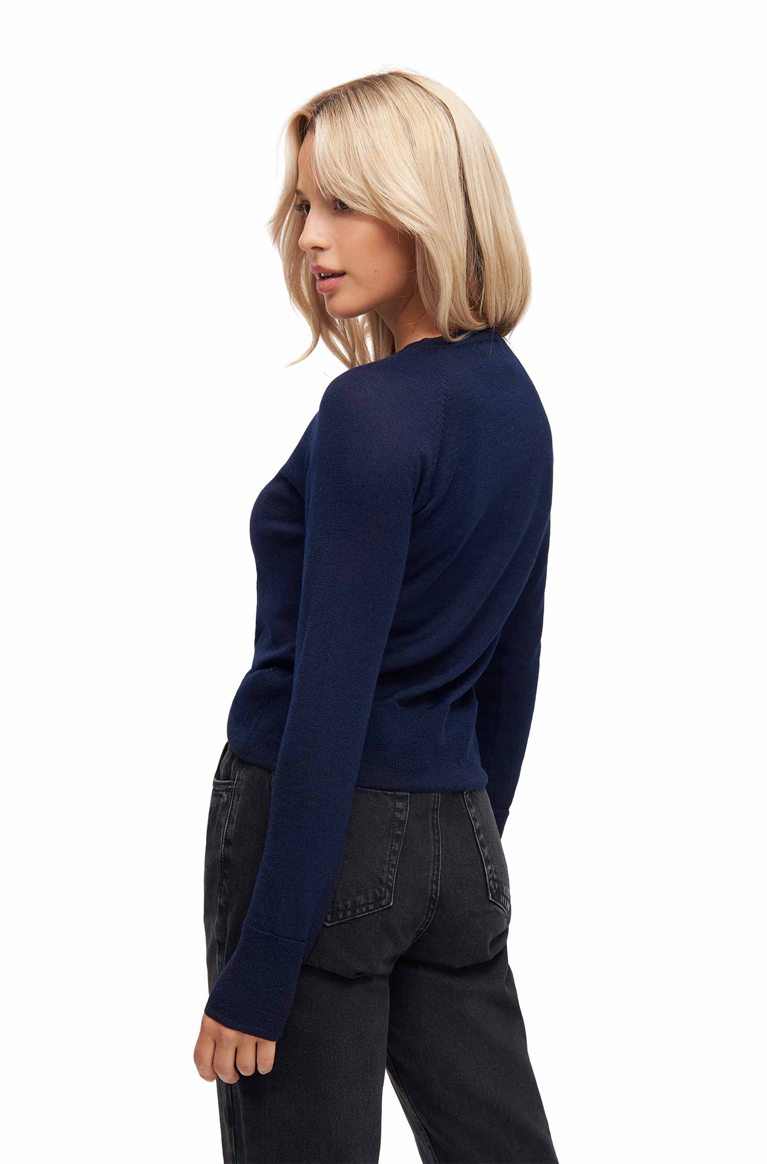 Pullover ADORA aus Baby-Alpaka-Baumwoll-Mix-dark navy