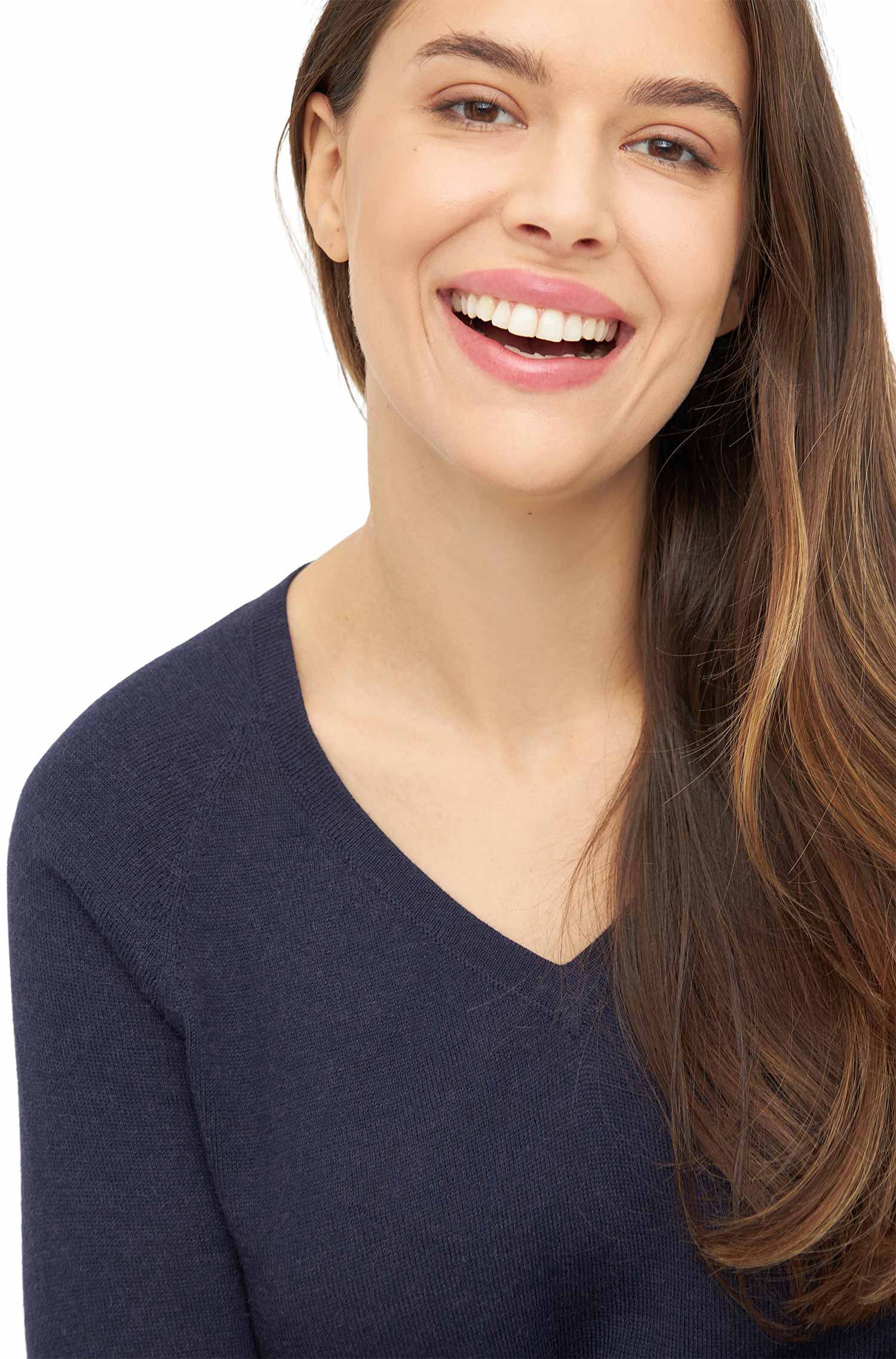 Pullover AURELIA aus Baby-Alpaka-Baumwoll-Mix-dark navy