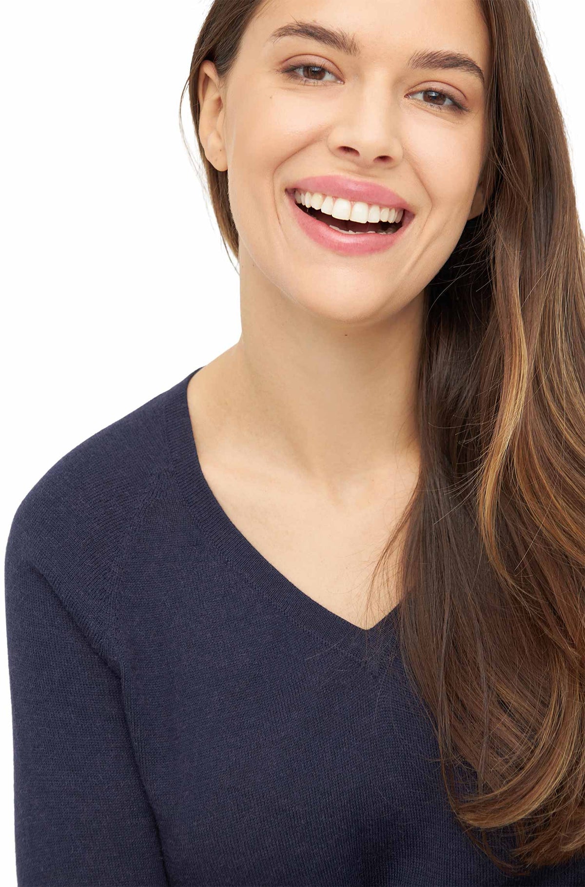 Pullover AURELIA aus Baby-Alpaka-Baumwoll-Mix-dark navy