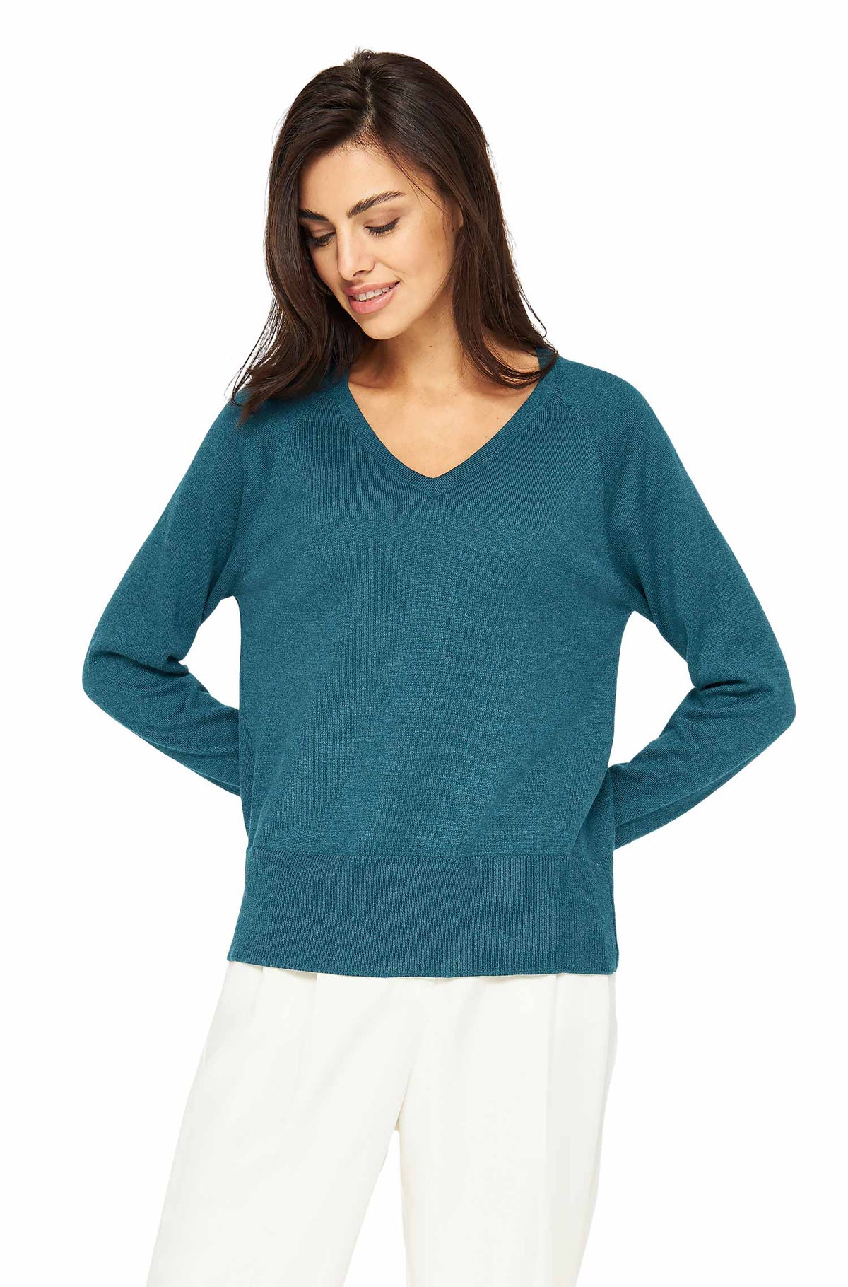 Alpaka Pullover AURELIA-laguna
