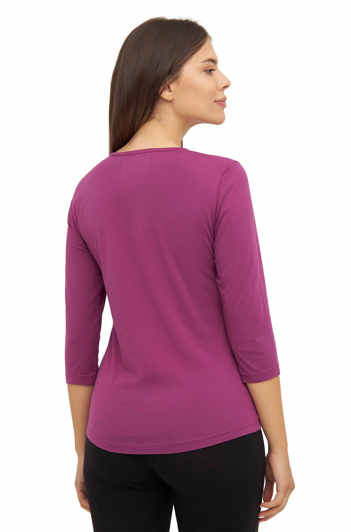 Shirt UNI-violett berry