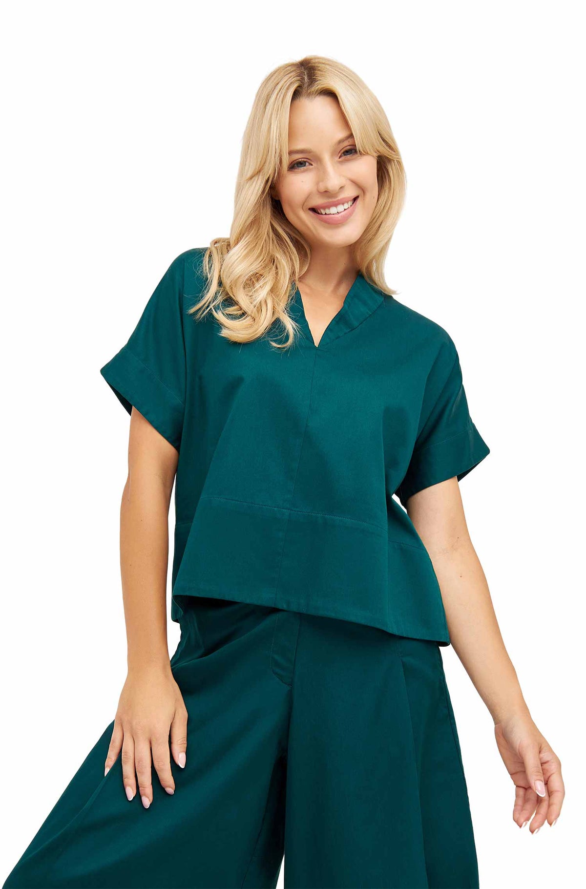 Bluse MARA-deep-green