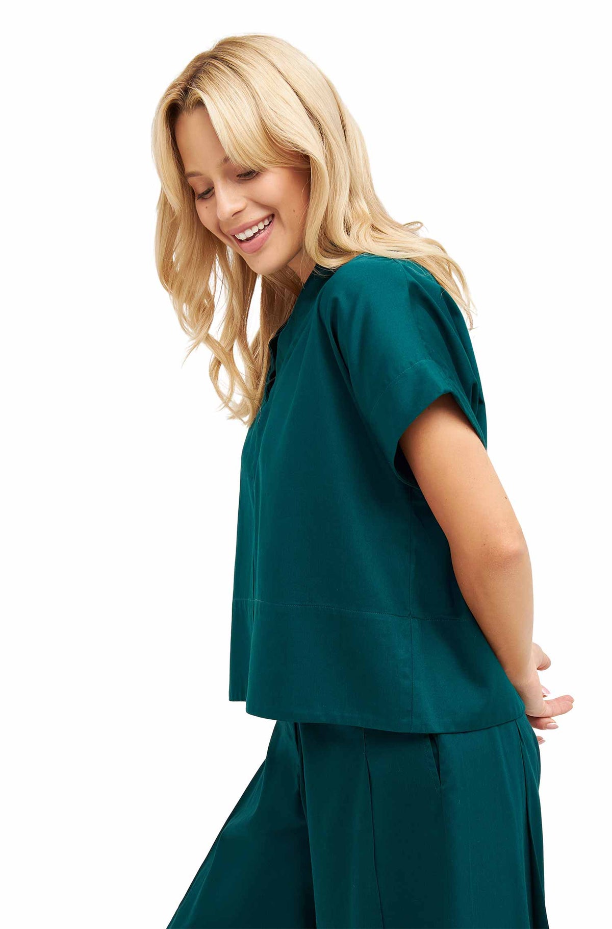 Bluse MARA-deep-green