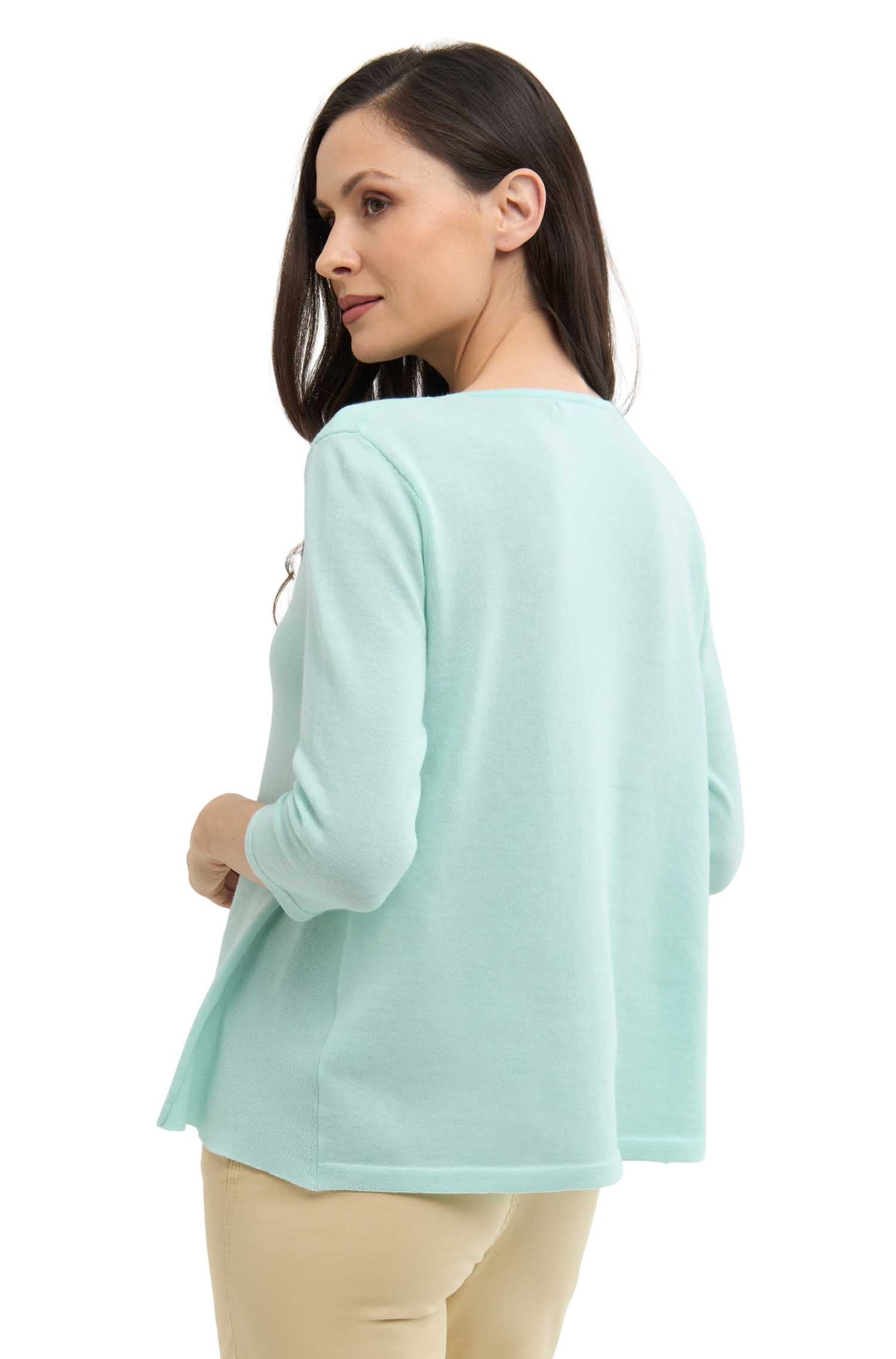 Pullover VEGA aus Royal Alpaka-Baumwoll-Mix-mint pastel