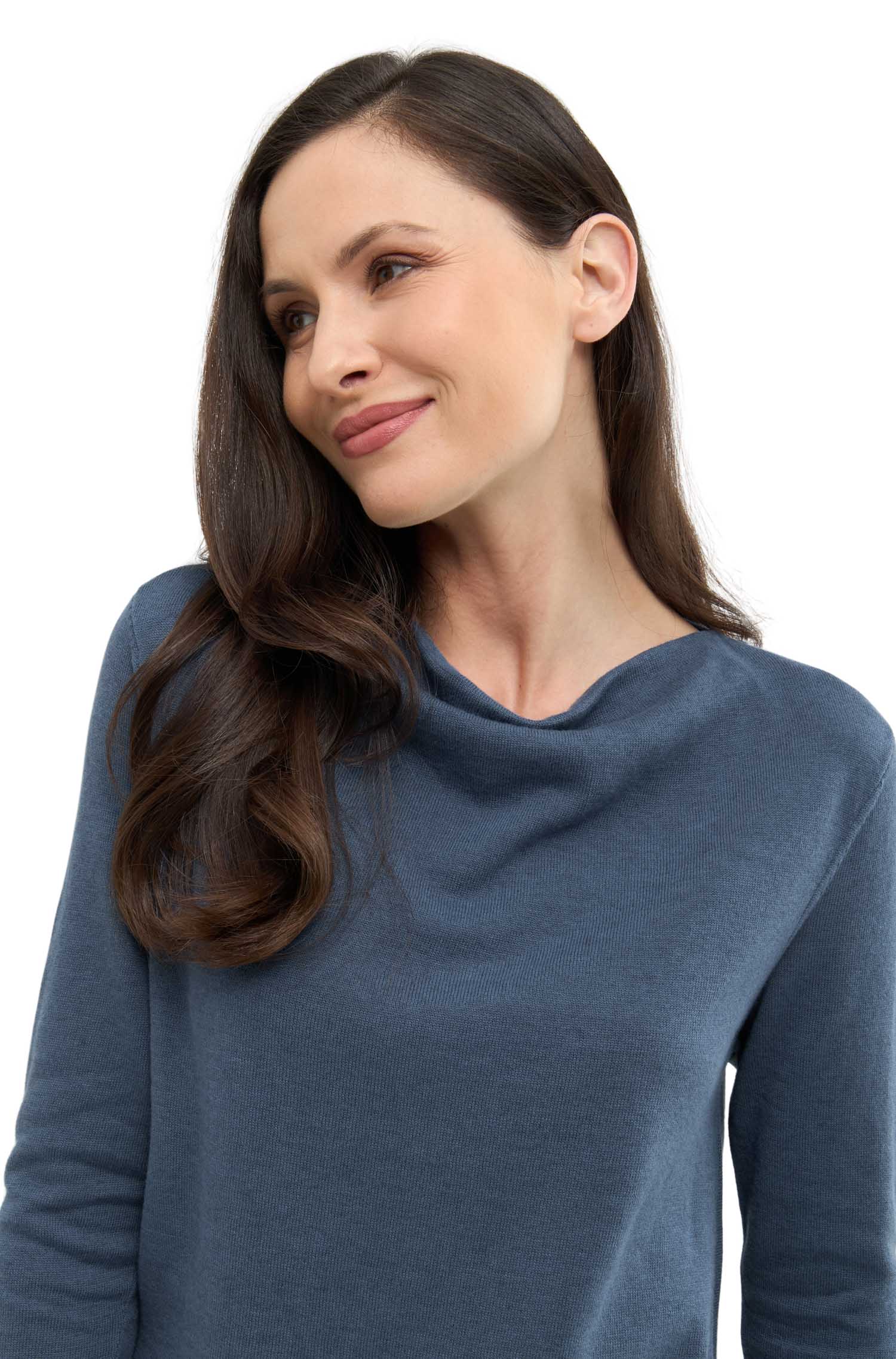 Pullover VEGA aus Royal Alpaka-Baumwoll-Mix-paloma blau