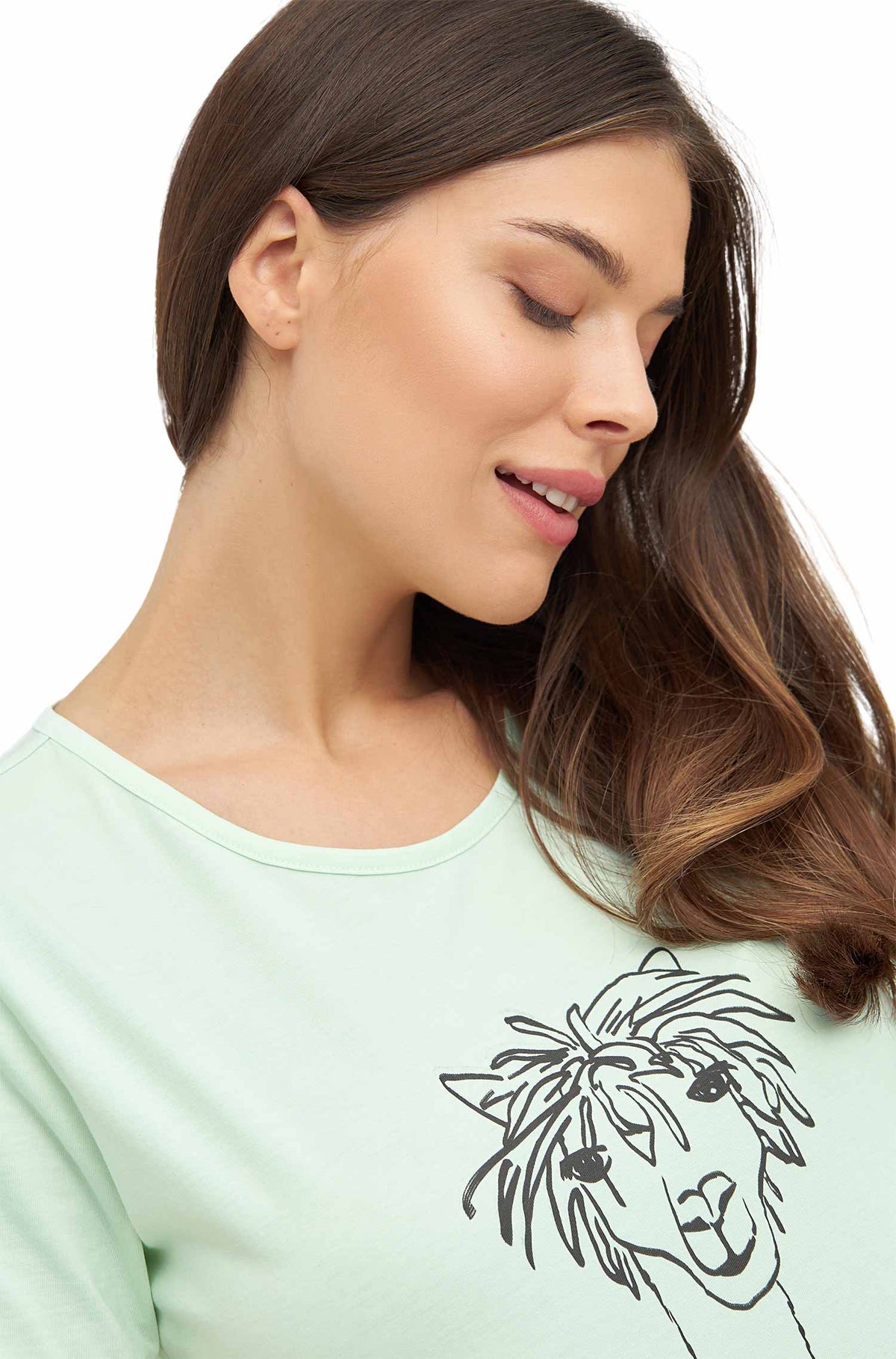 T-Shirt RASSI-mint pastel