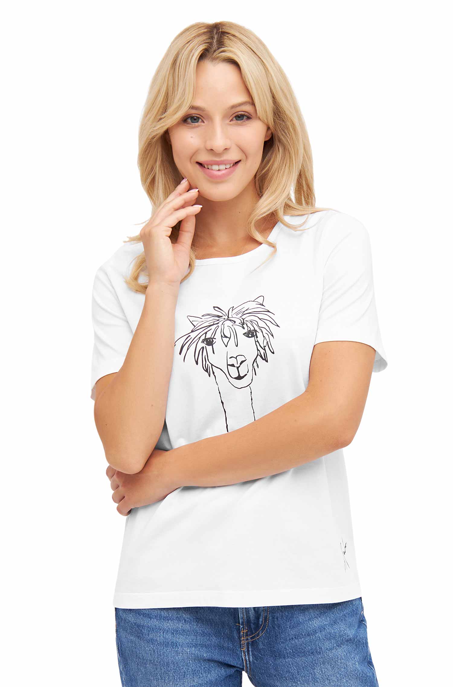 T-Shirt RASSI-weiss