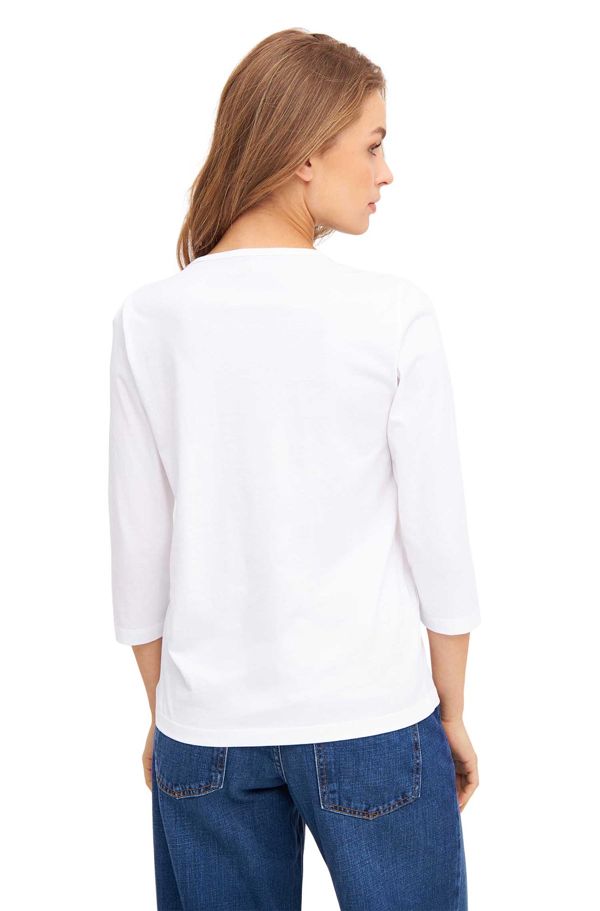 T-Shirt UNI-weiss