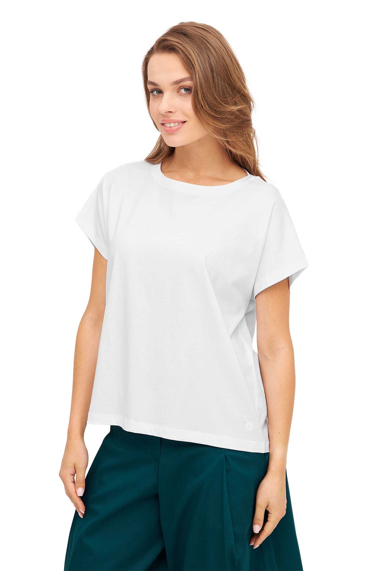 T-Shirt BOXY-weiss