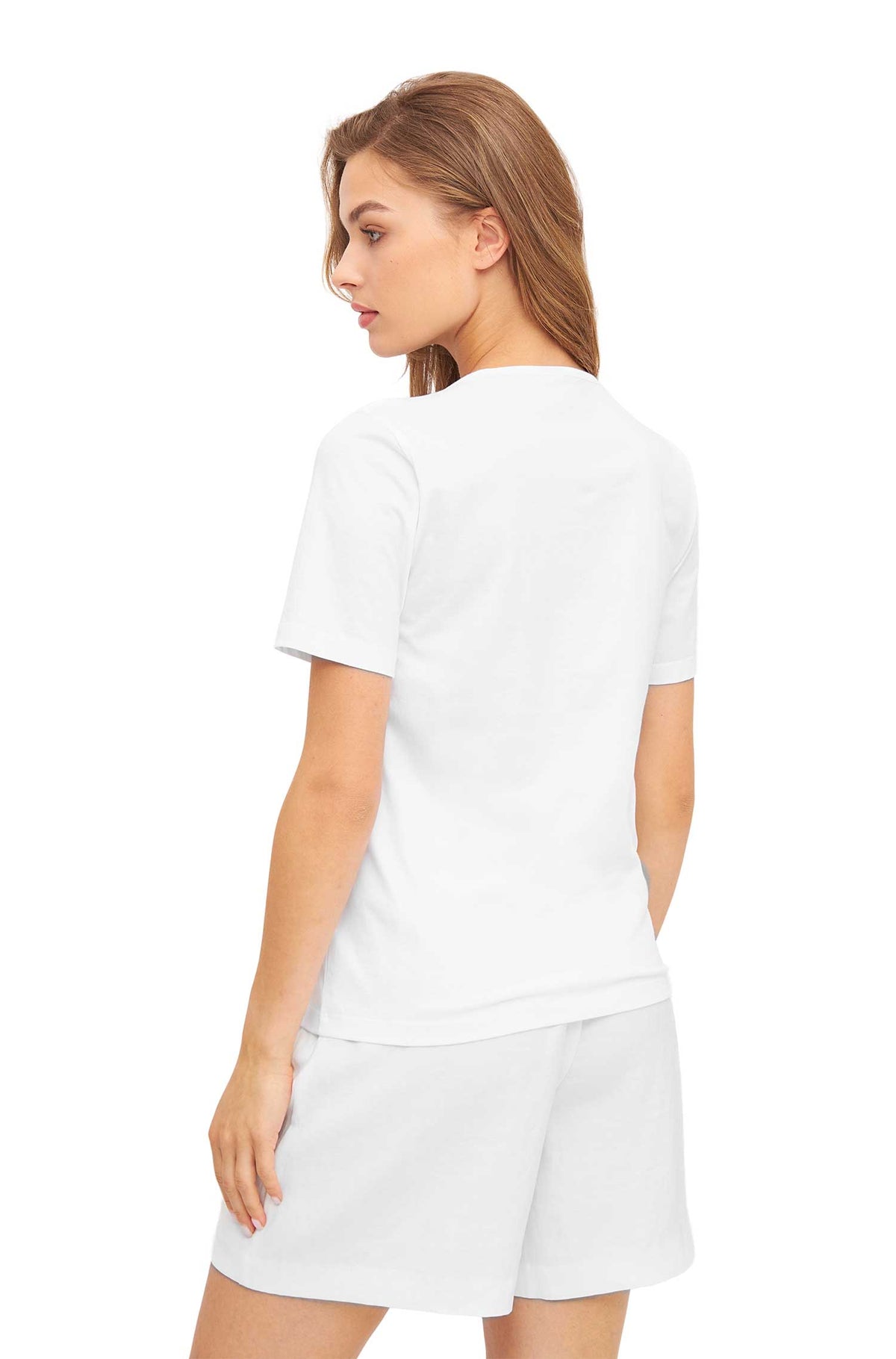 T-Shirt ALPACA LOVE mit Alpaka Print-weiss