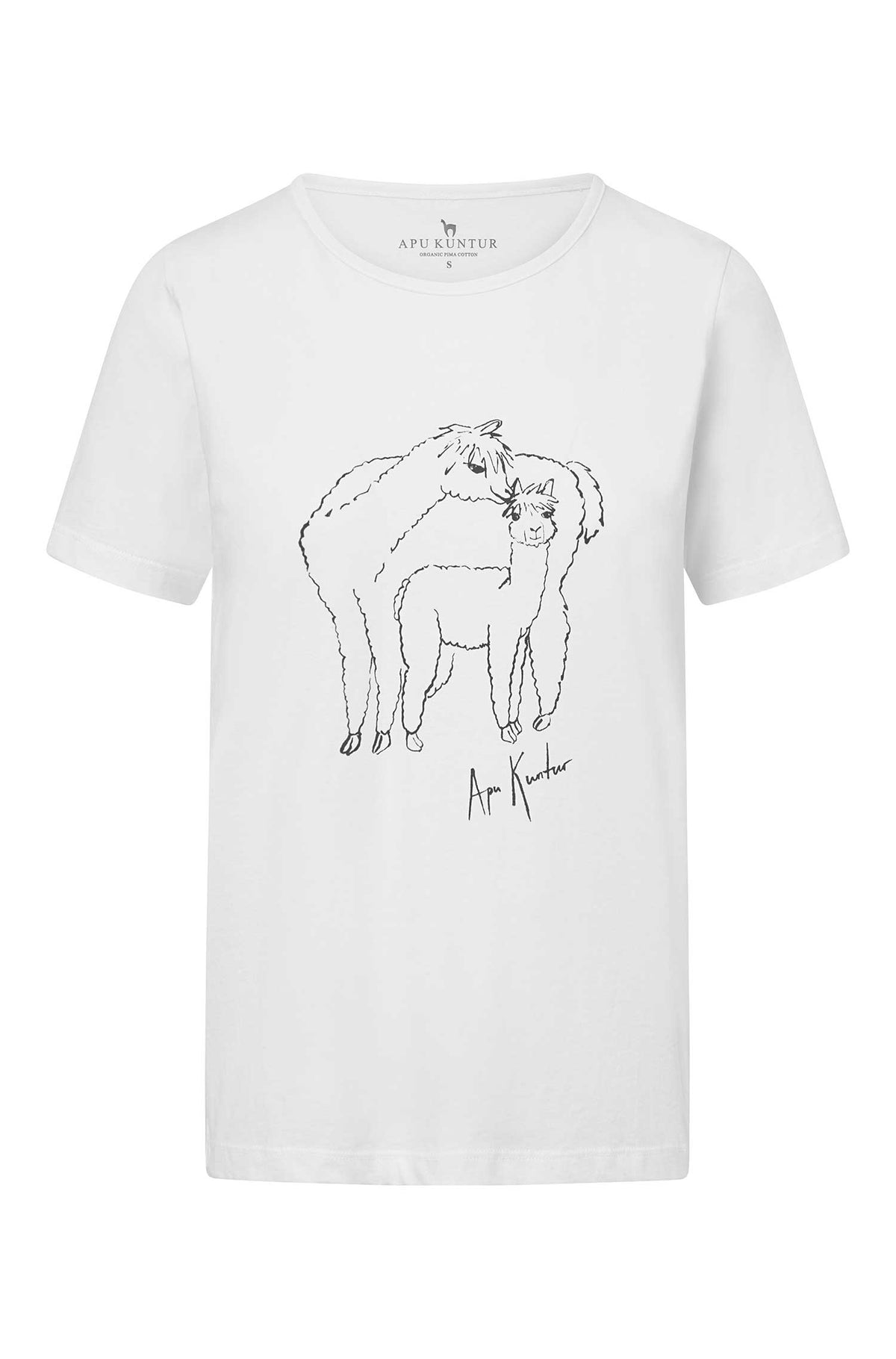 T-Shirt ALPACA LOVE-weiss