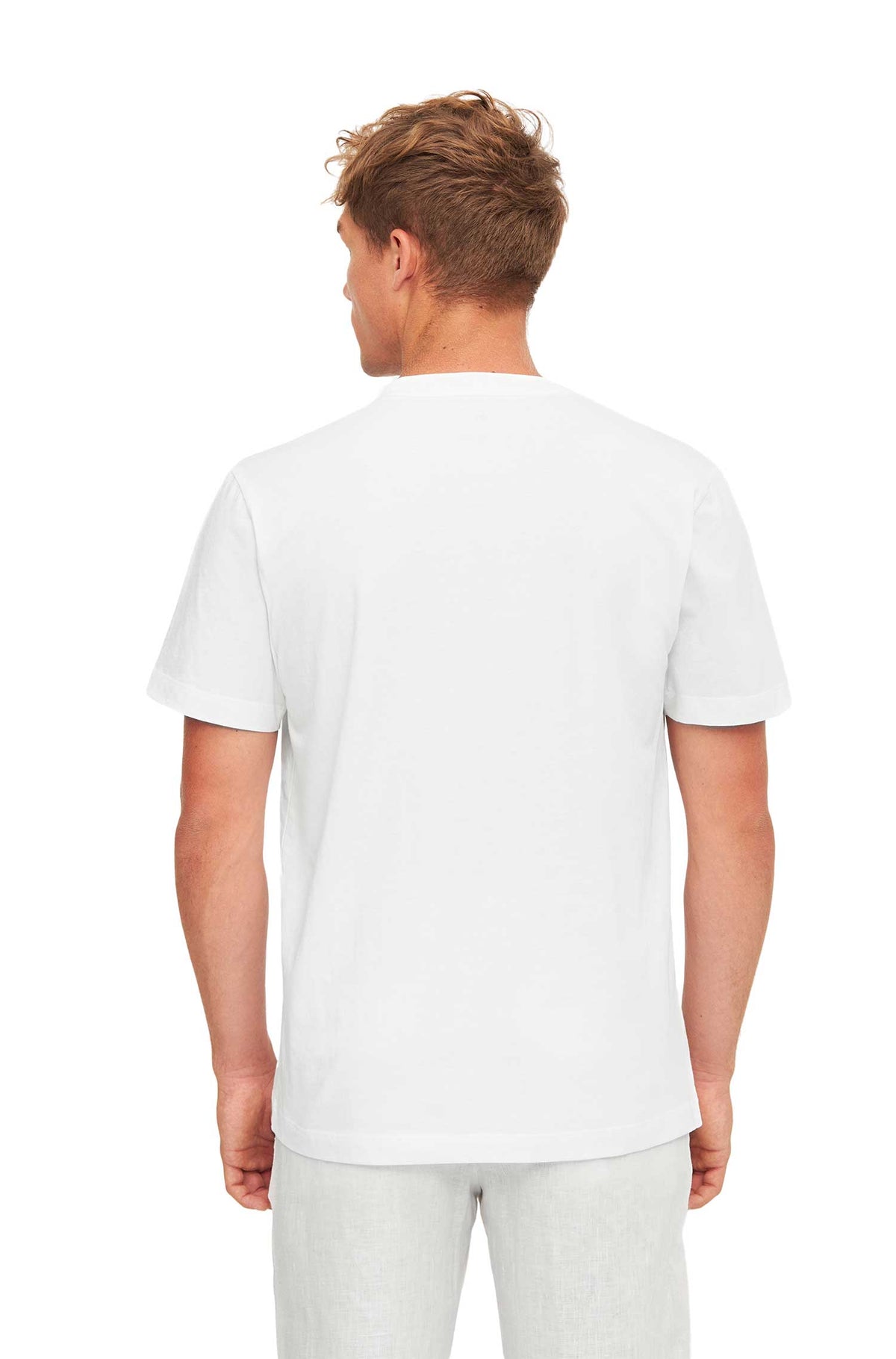 T-Shirt RASSI, mit Tasche-weiss