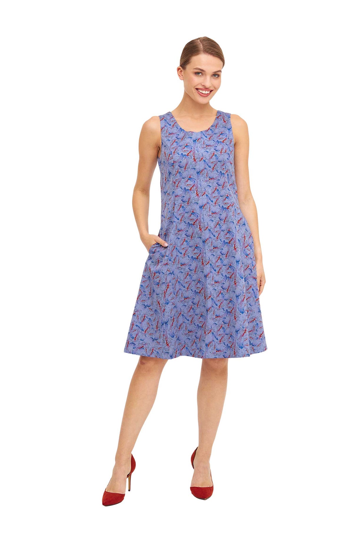 Kleid FLYING BIRD-purple pastel