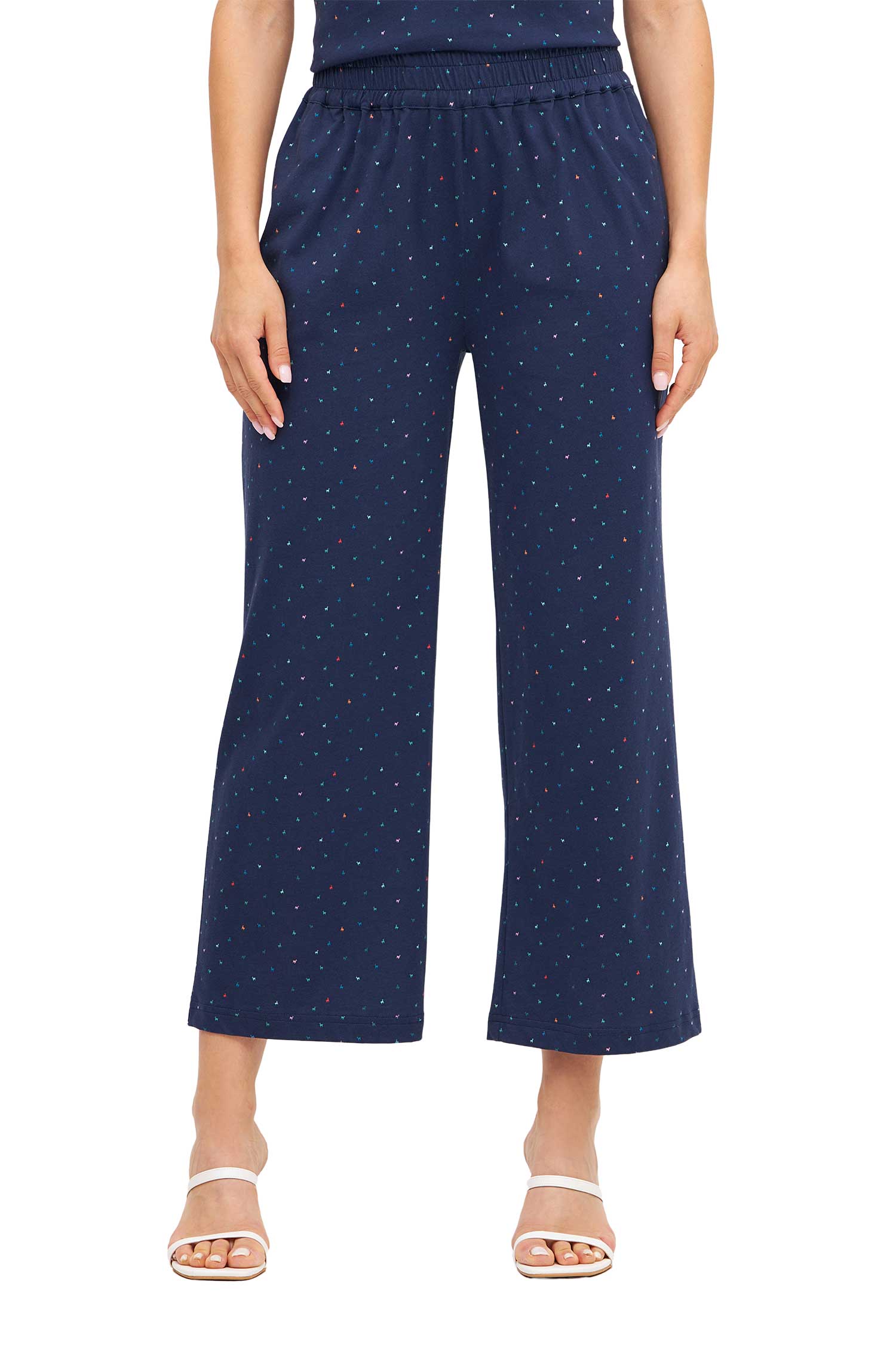 Hose ALPAQUITAS aus Bio-Pima-Baumwolle-navy