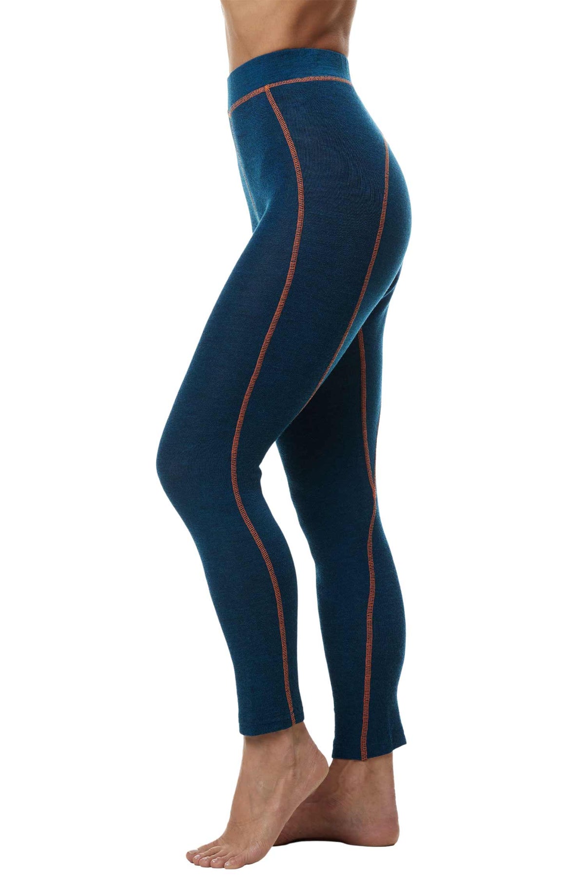 Alpaka Leggings THERMO-petrol