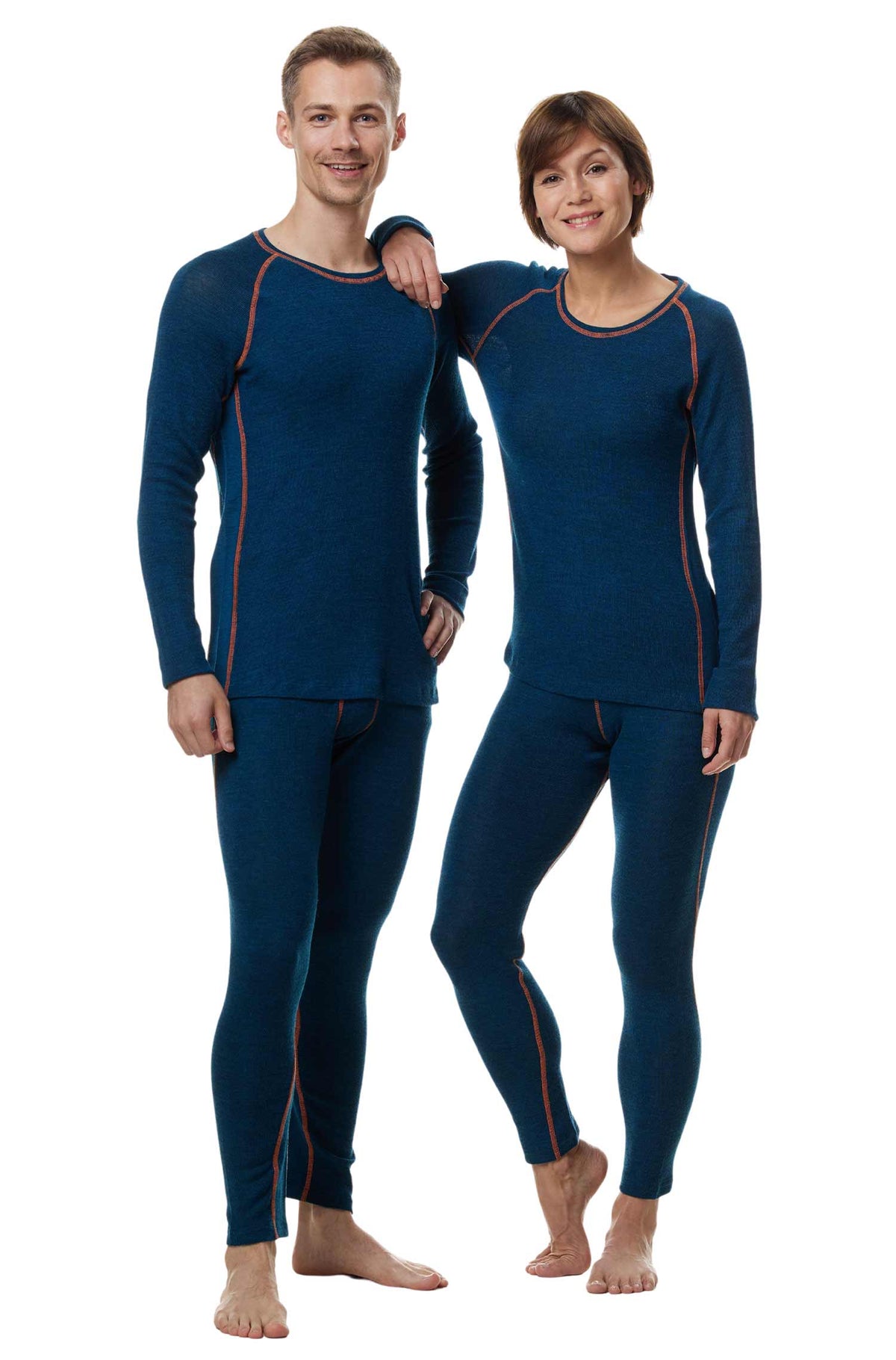 Alpaka Leggings THERMO-petrol