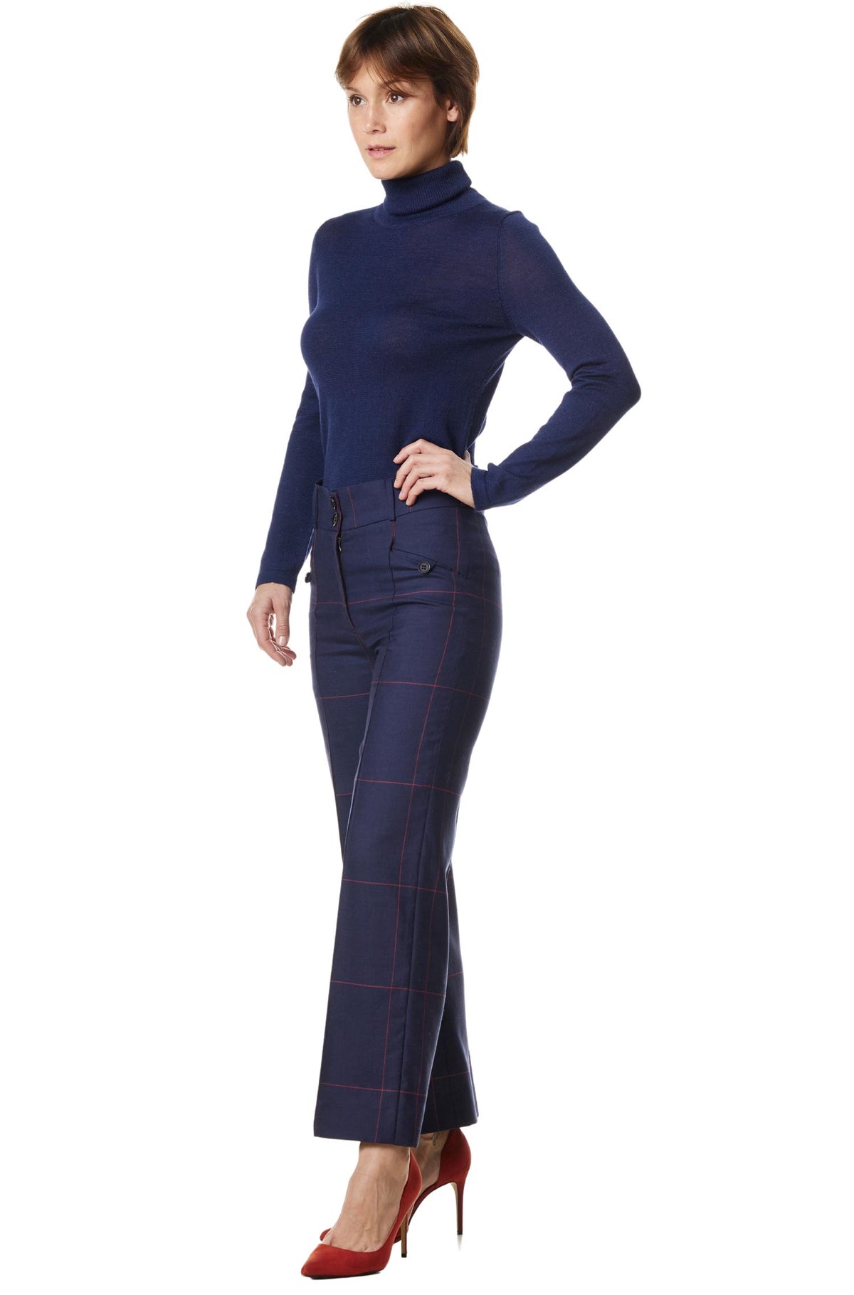 Alpaka Hose SAMSON-midnight blue