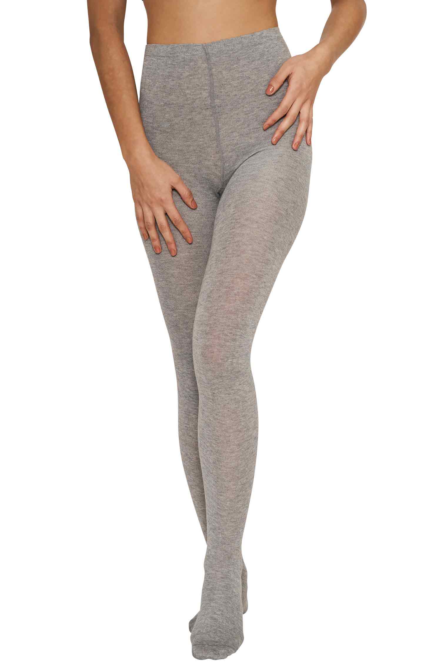 Strumpfhose THERMO aus Royal Alpaka-Mix-grau