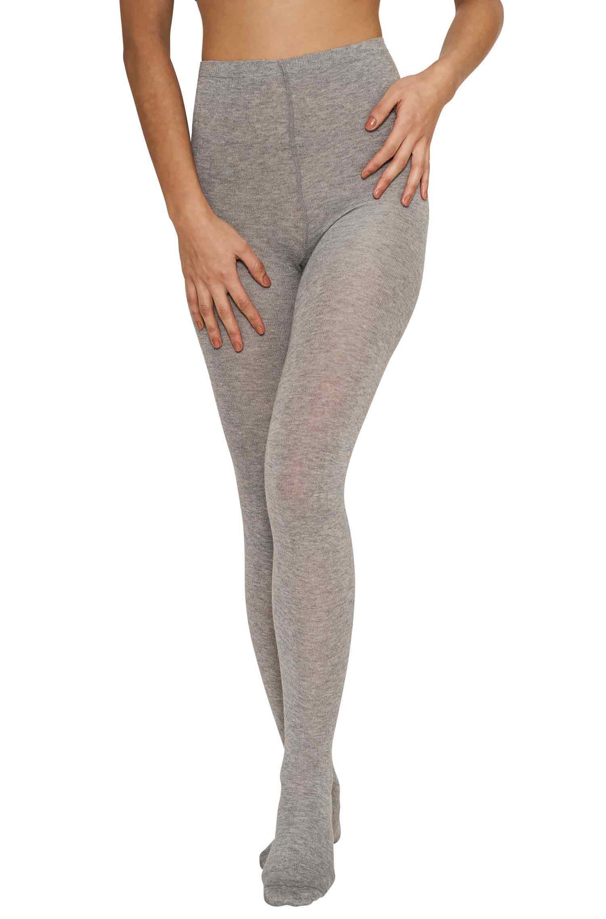 Strumpfhose THERMO aus Royal Alpaka-Mix-grau