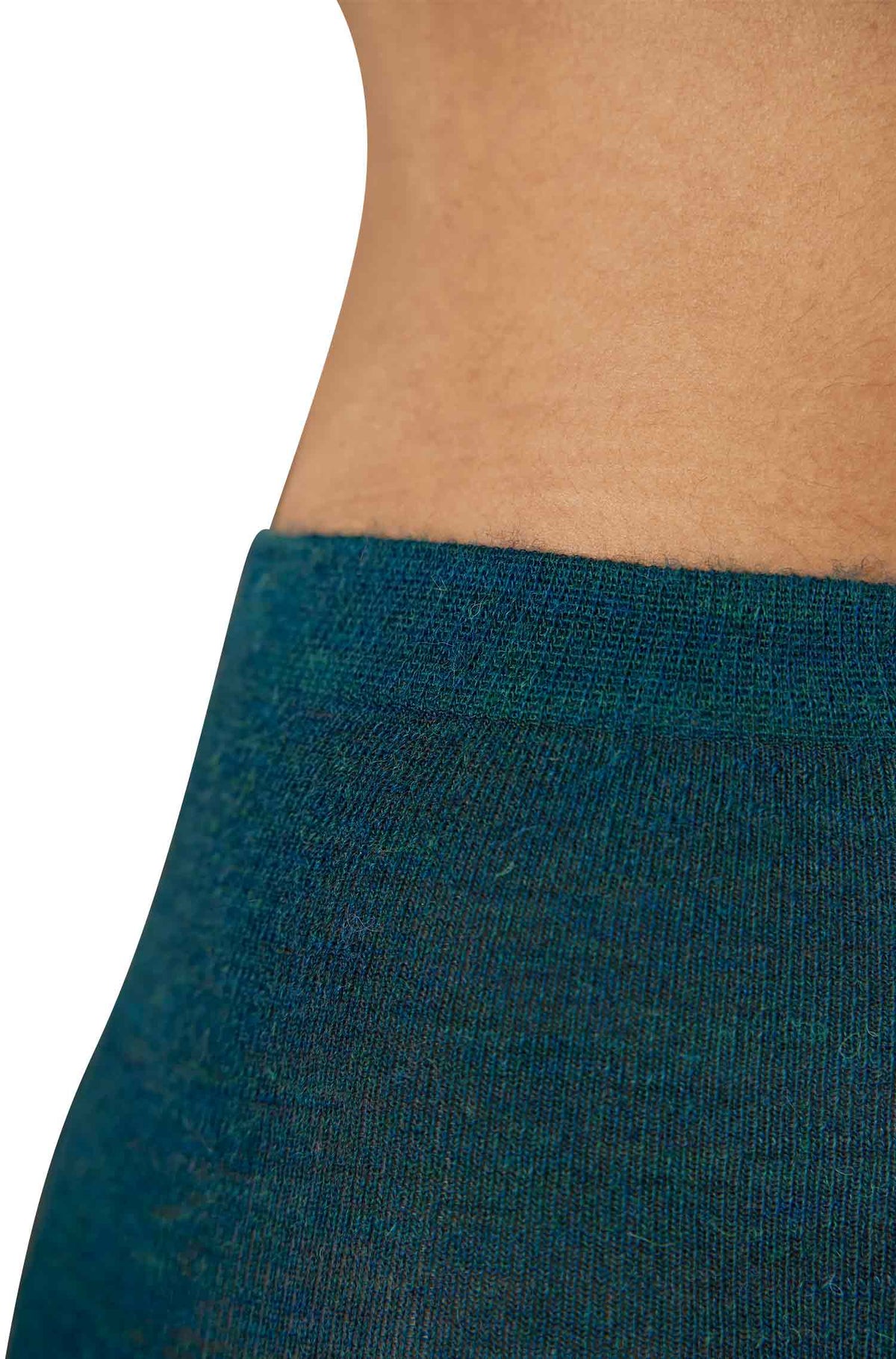 Alpaka Strumpfhose THERMO-petrol