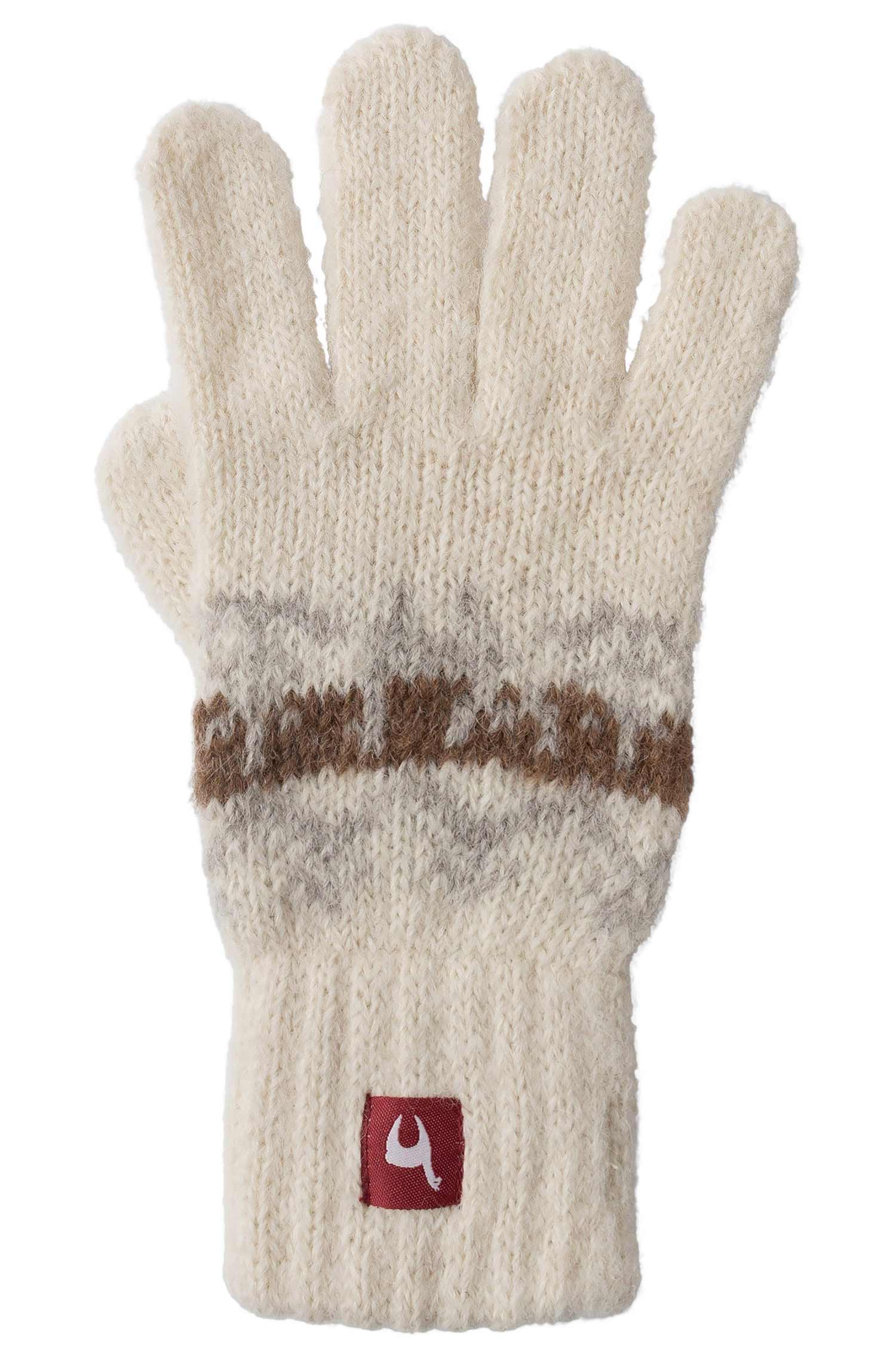 Alpaka Fingerhandschuhe NATURA aus 100% Alpaka Superfine-weiss