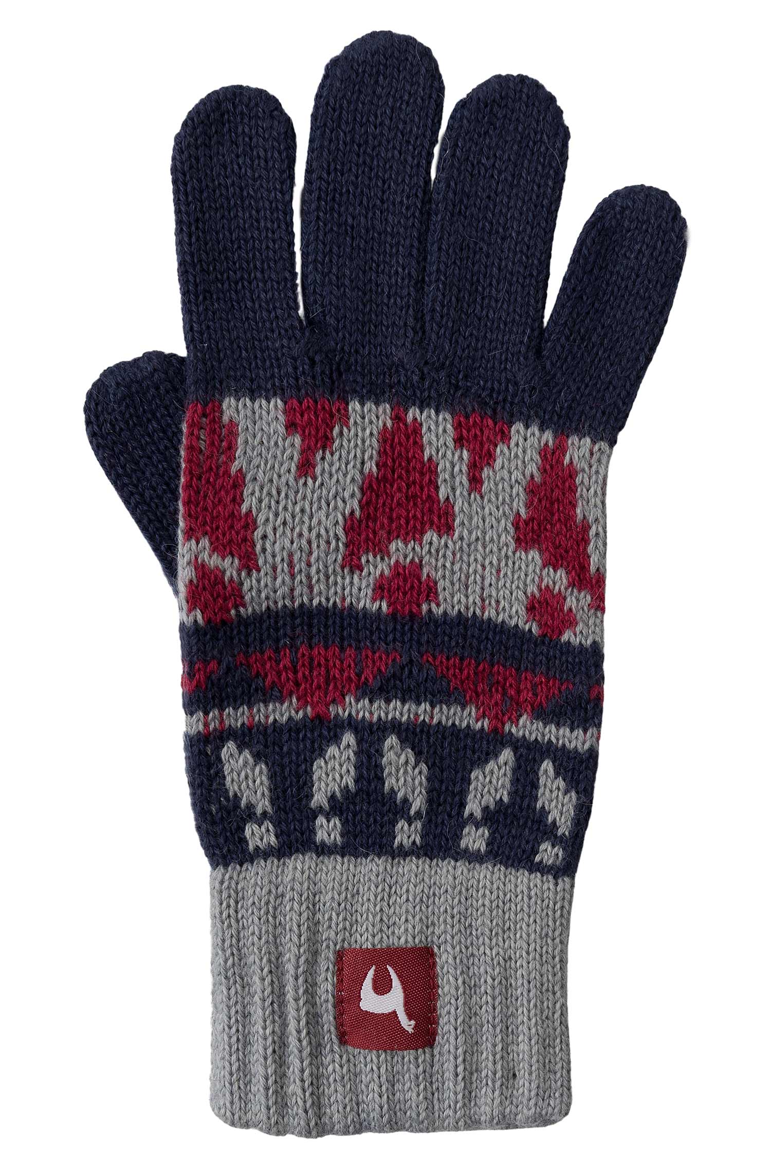 Alpaka Fingerhandschue ELI (Kinder 4-12 Jahre)-grau