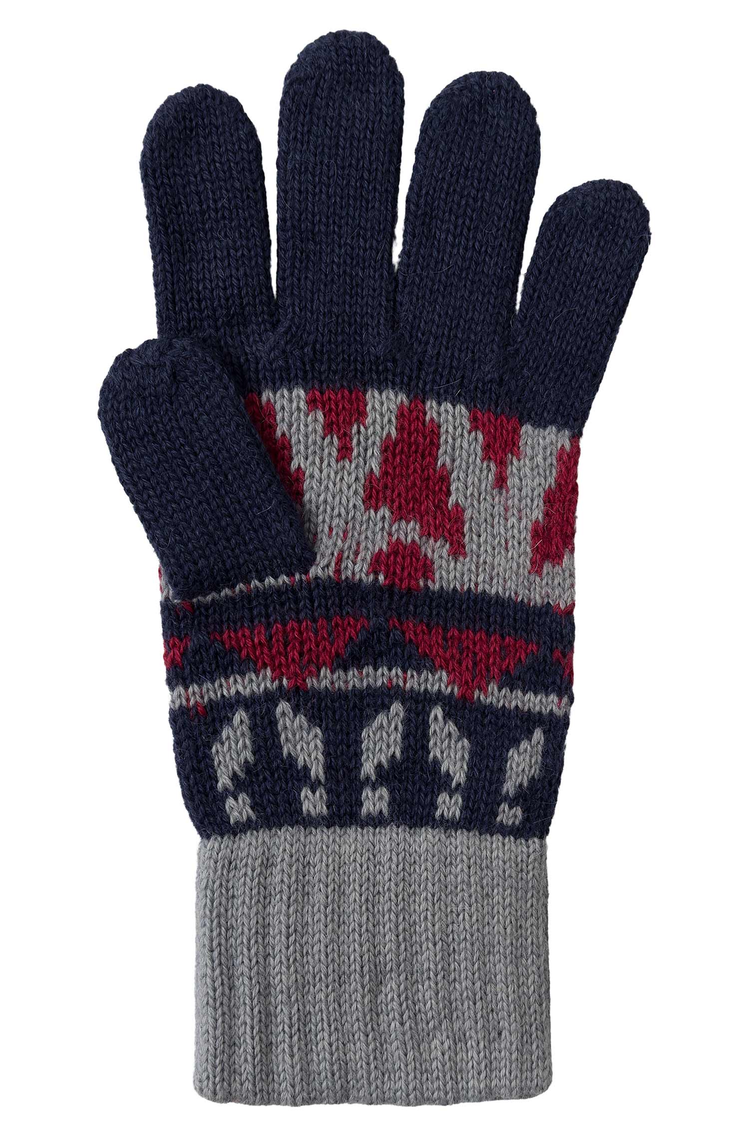 Alpaka Fingerhandschue ELI (Kinder 4-12 Jahre)-grau