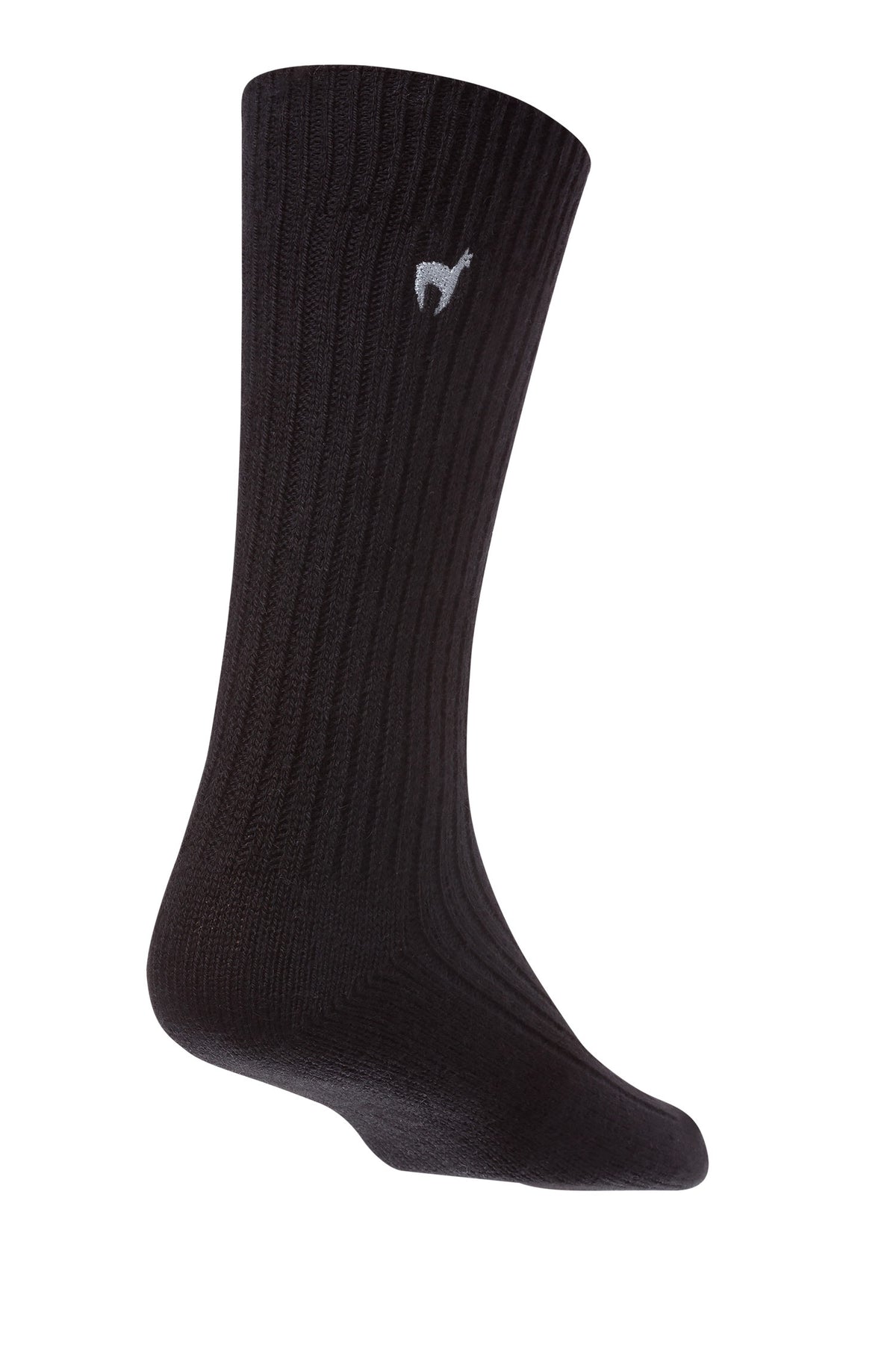 Alpaka Socken PREMIUM aus 70% Baby Alpaka & 25% Baumwolle-schwarz