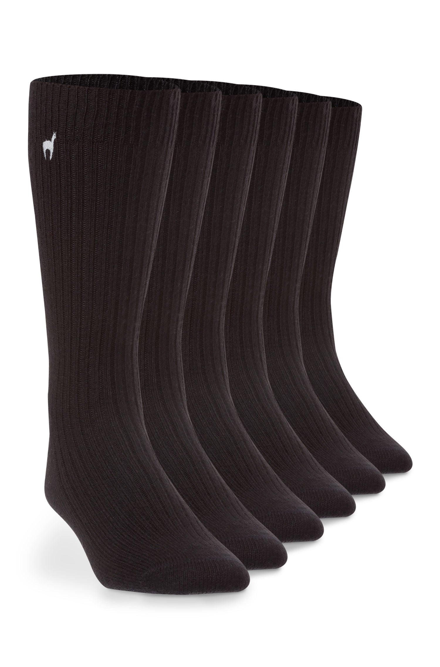 Alpaka Socken PREMIUM 6er Pack aus 70% Baby Alpaka & 25% Baumwolle-schwarz