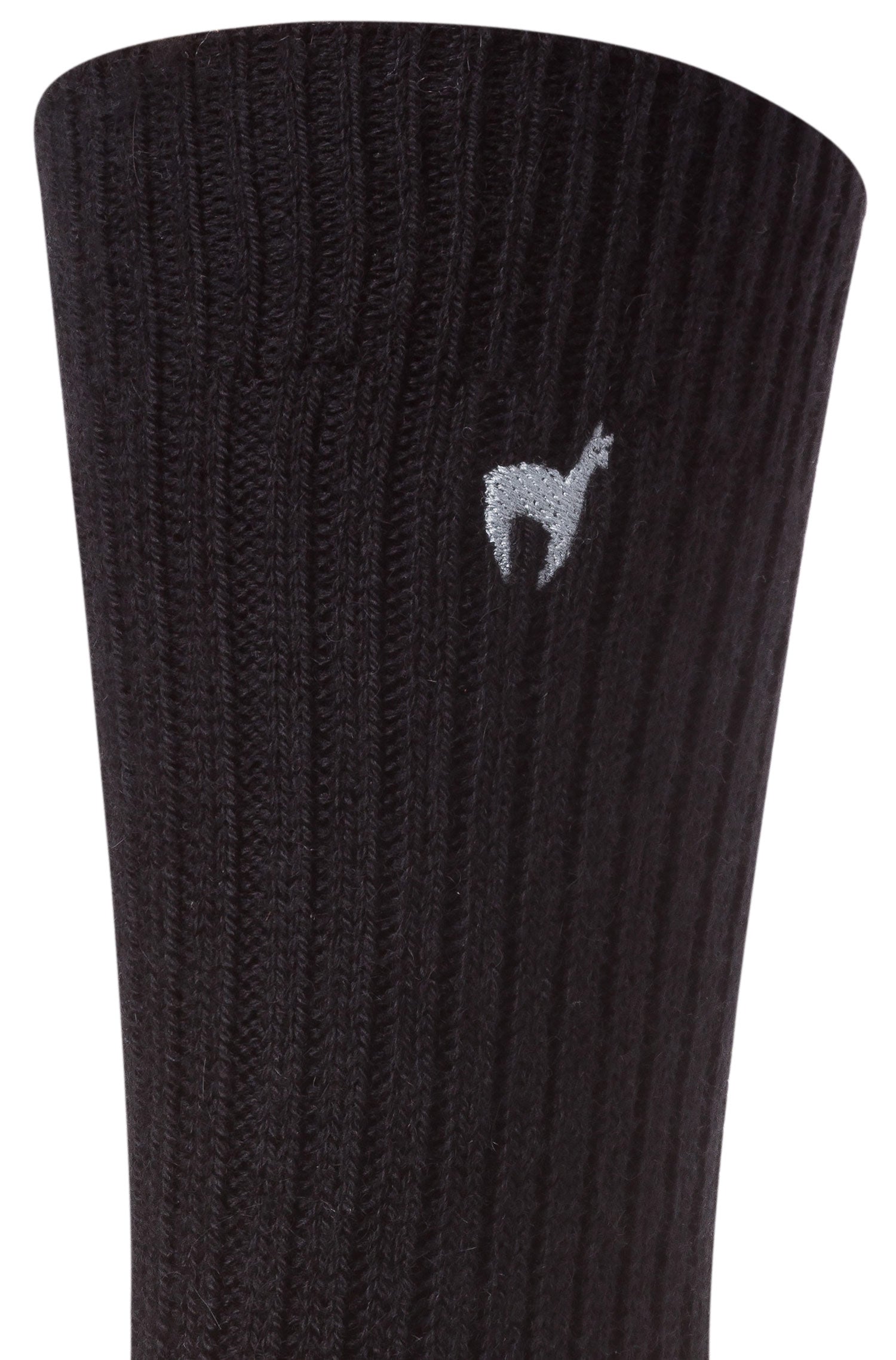 Alpaka Socken PREMIUM 6er Pack aus 70% Baby Alpaka & 25% Baumwolle-schwarz