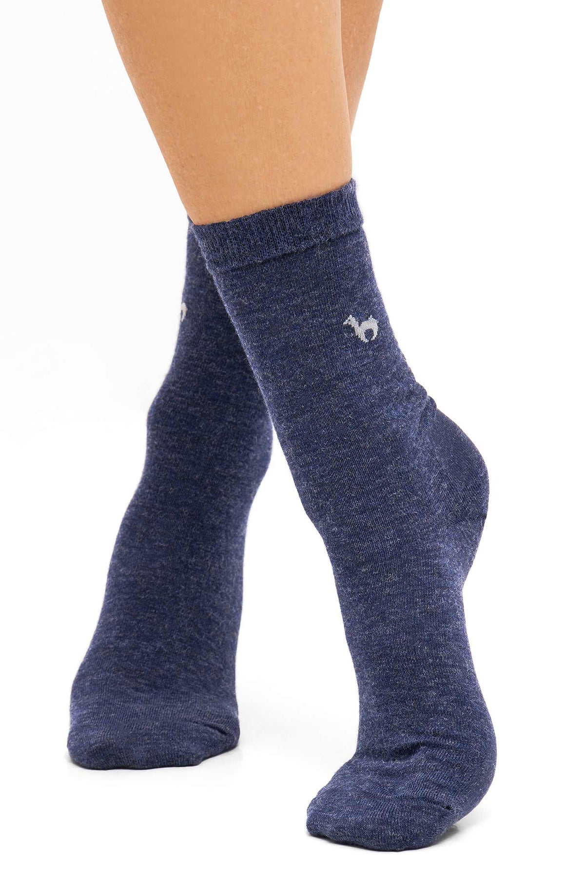 Alpaka Socken BUSINESS-saturnblau