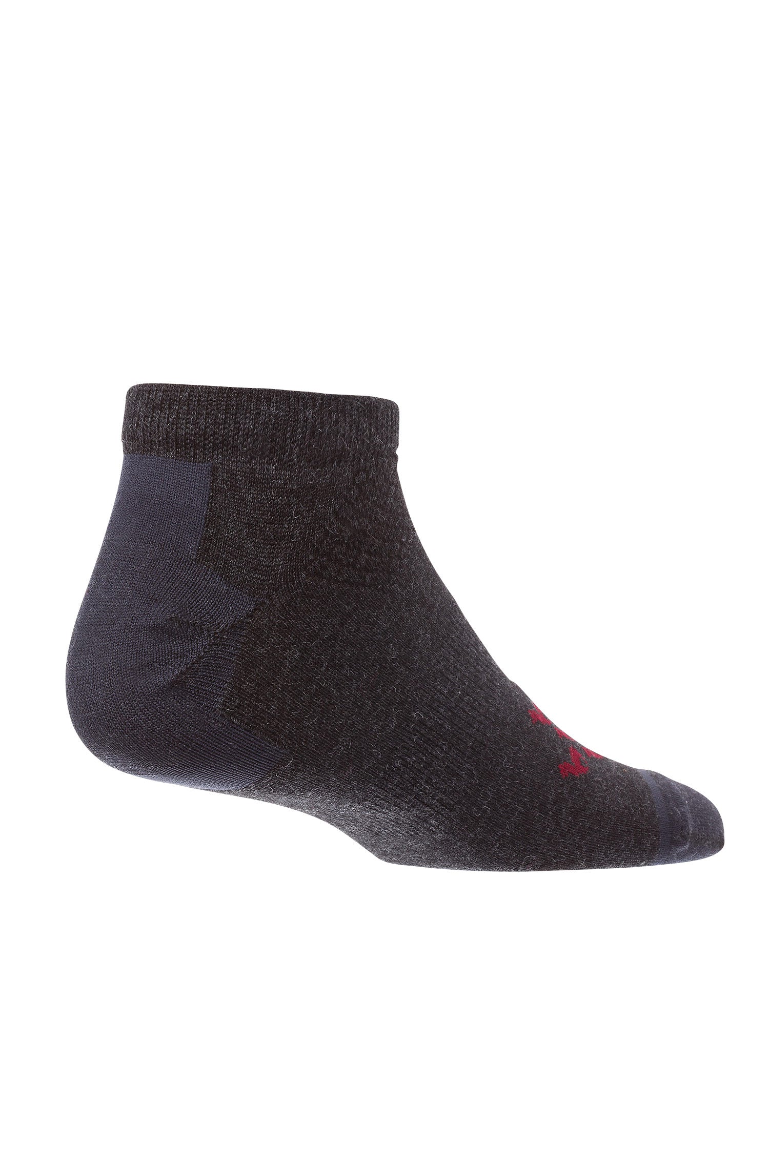Alpaka SNEAKER-SOCKEN 6er Pack aus 70% Baby Alpaka & 25% Pima Baumwolle-anthrazit