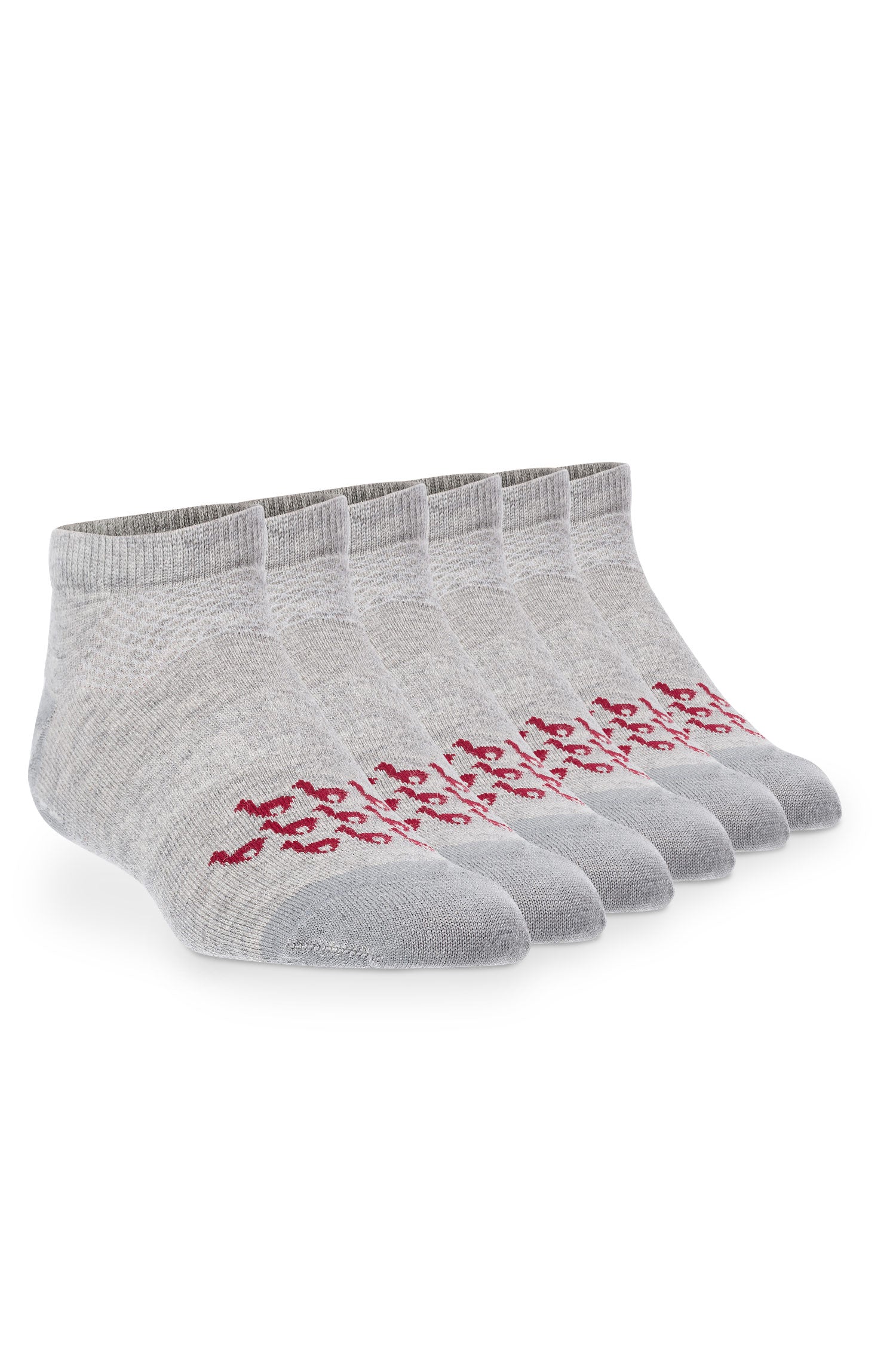 Alpaka SNEAKER-SOCKEN 6er Pack aus 70% Baby Alpaka & 25% Pima Baumwolle-silbergrau