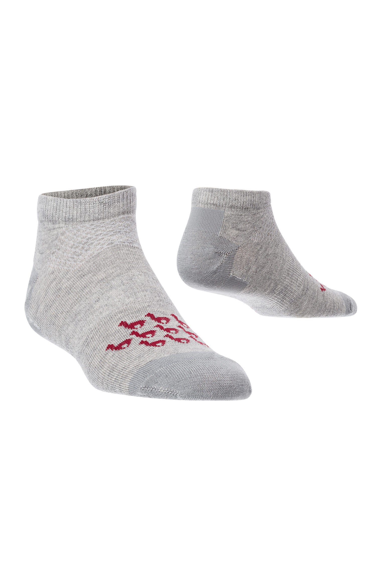 Alpaka SNEAKER-SOCKEN 6er Pack aus 70% Baby Alpaka & 25% Pima Baumwolle-silbergrau