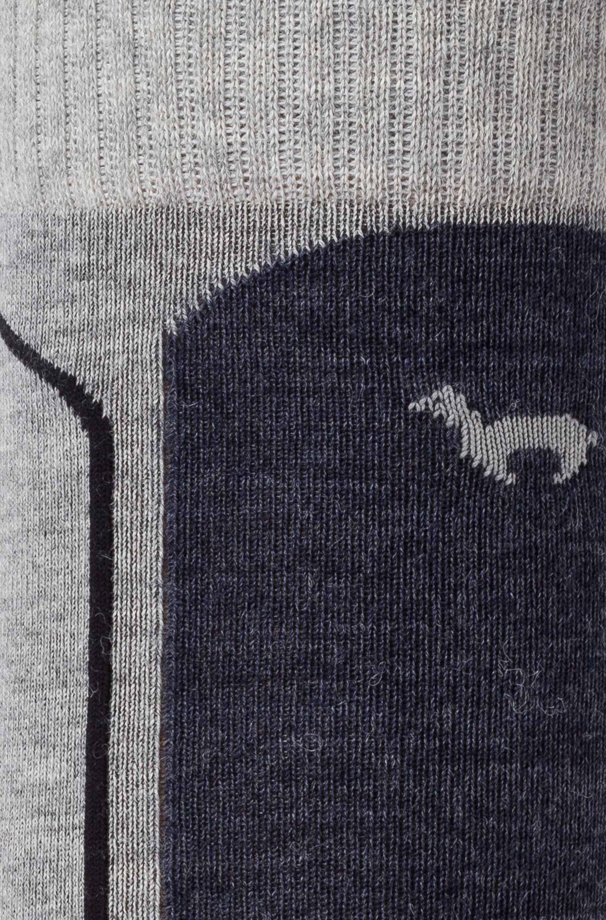 Alpaka Premium SKI- & SPORTSOCKEN aus Alpaka-Baumwoll-Mix-grau