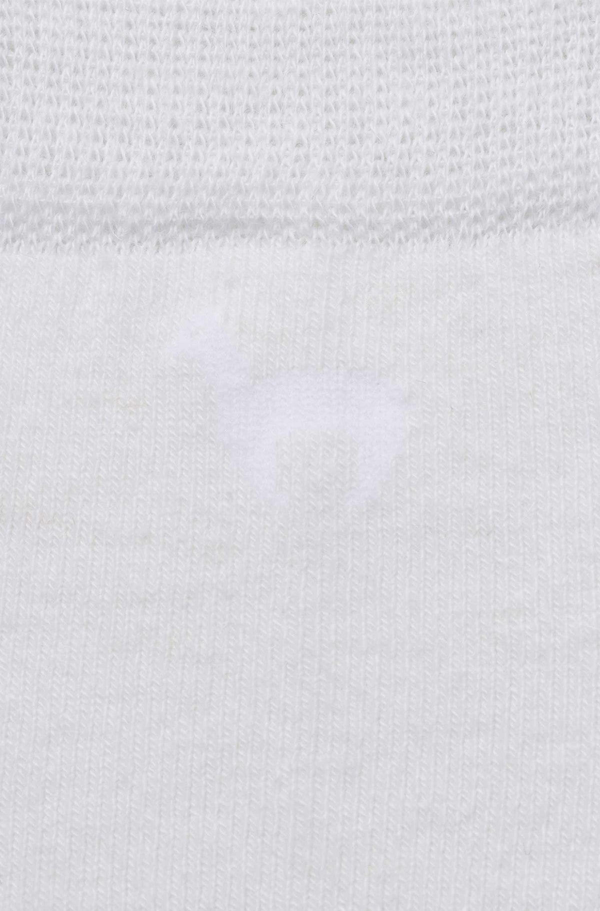 Premium SNEAKER SOCKE UNI in Naturfaser Qualität-weiss