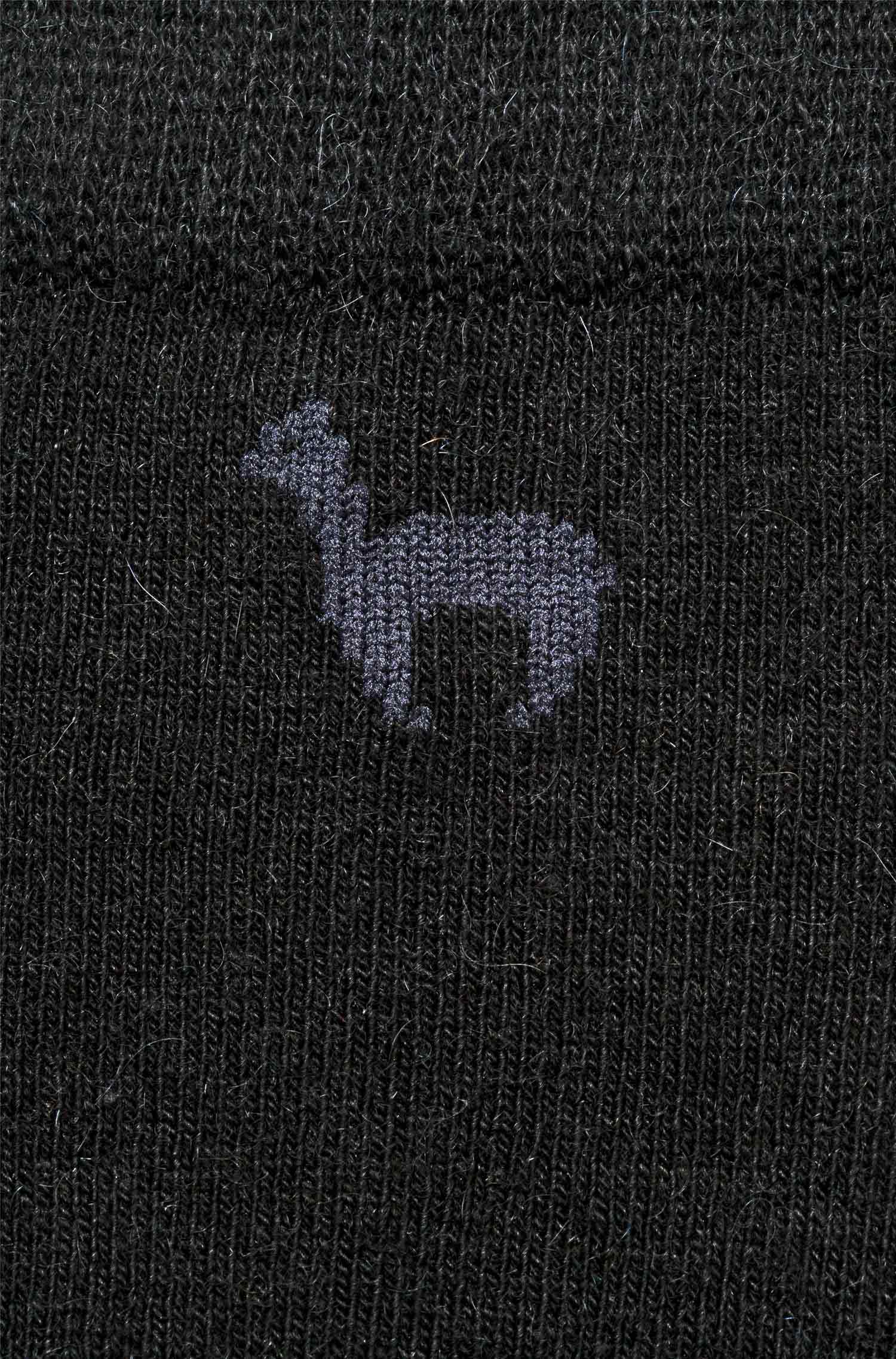 6er-Pack Premium SNEAKER SOCKE UNI in Naturfaser Qualität-schwarz
