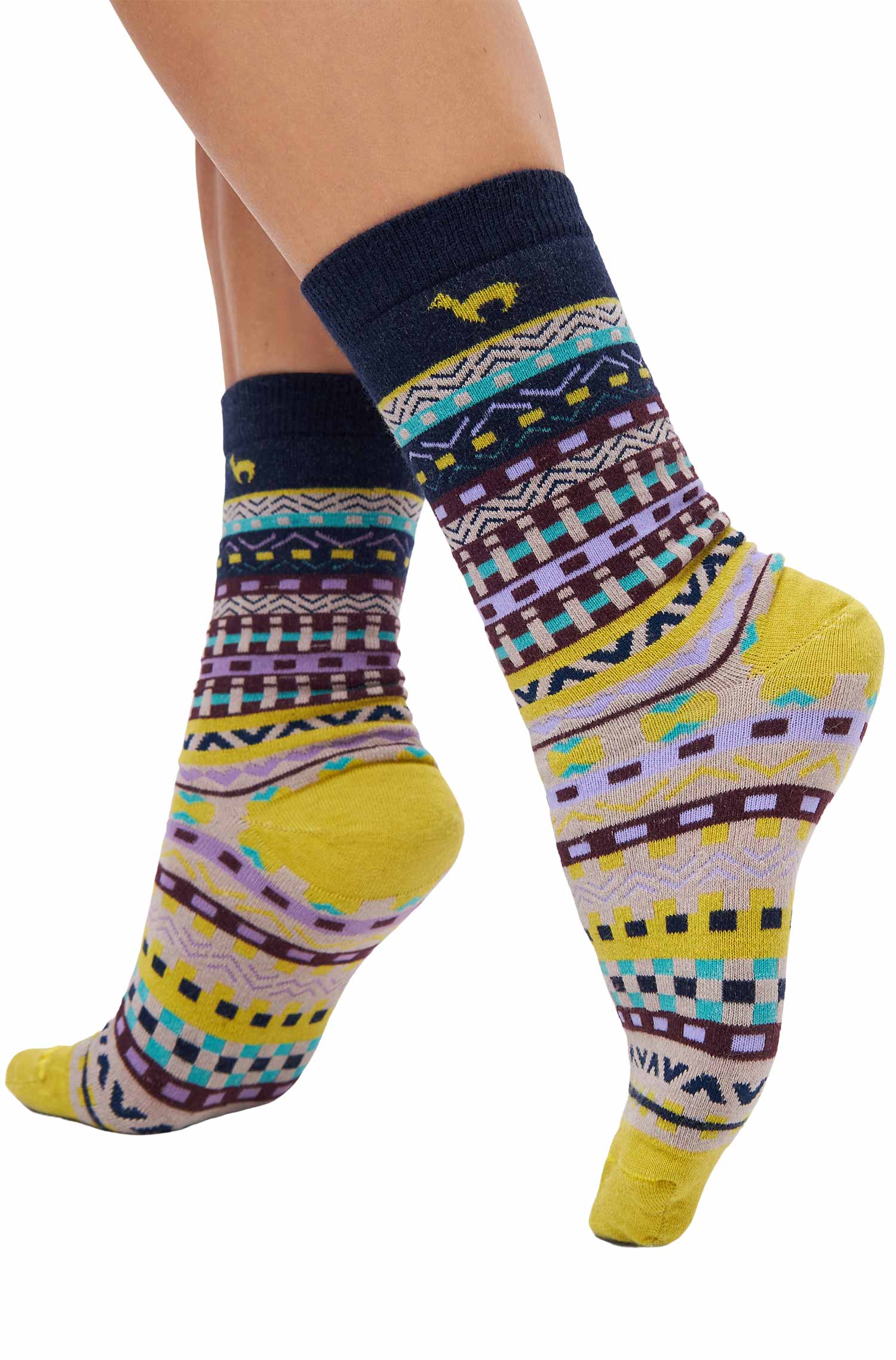 Premium Alpaka Socken DILAYA aus Baby-Alpaka-Baumwoll-Mix-dilaya