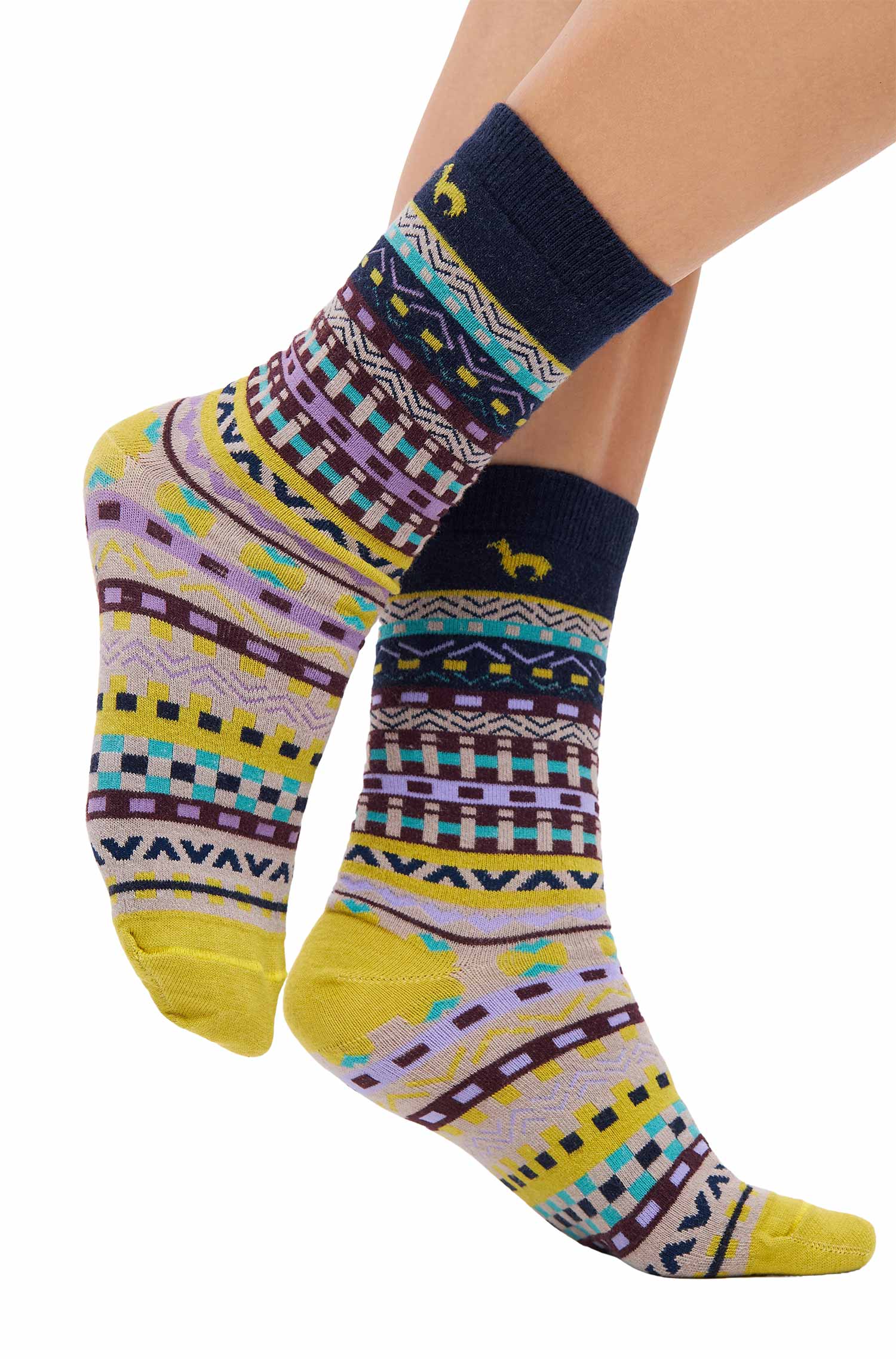 6er-Pack Premium Alpaka Socken DILAYA aus Baby-Alpaka-Baumwoll-Mix-dilaya
