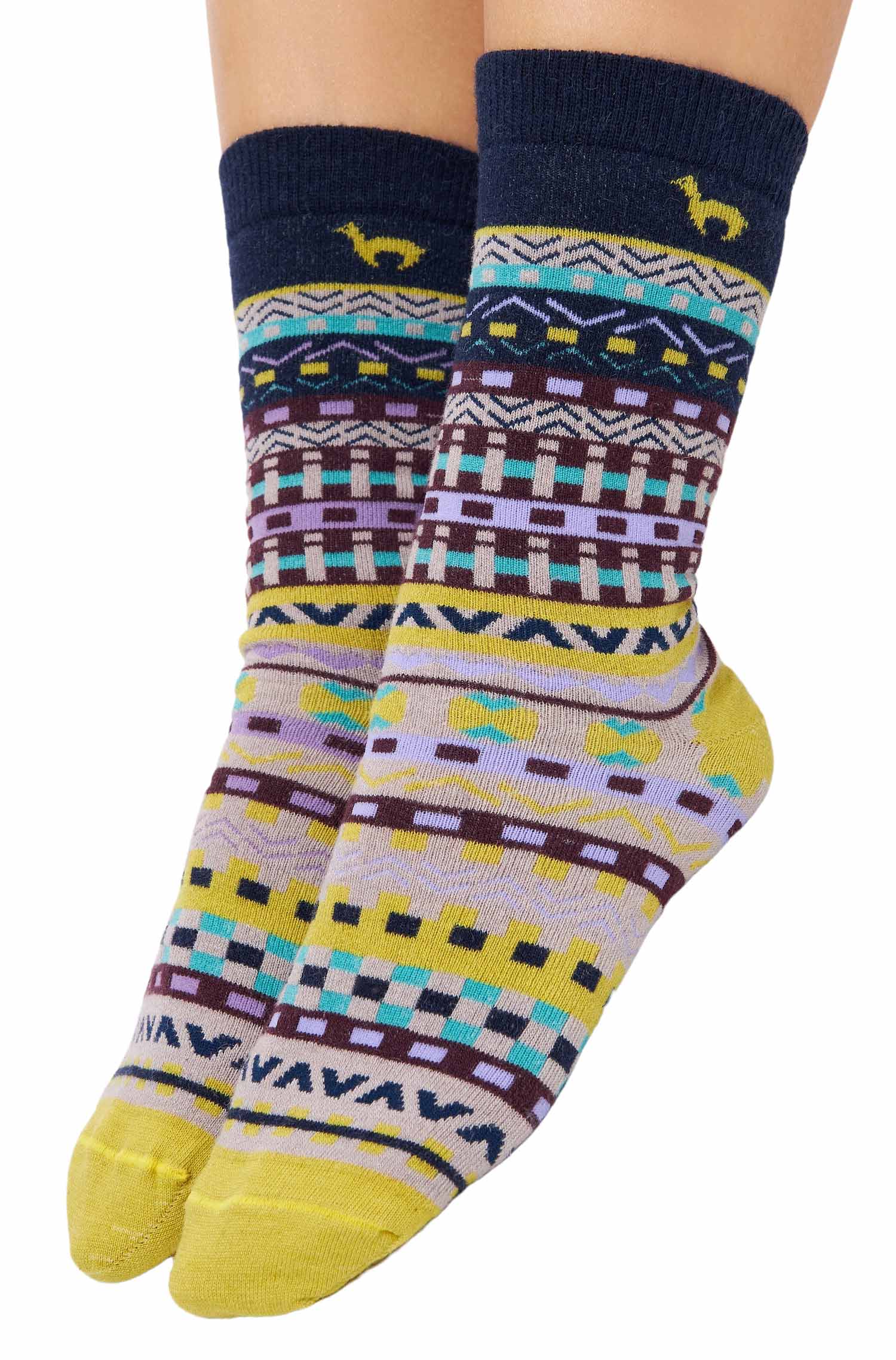 6er-Pack Premium Alpaka Socken DILAYA aus Baby-Alpaka-Baumwoll-Mix-dilaya