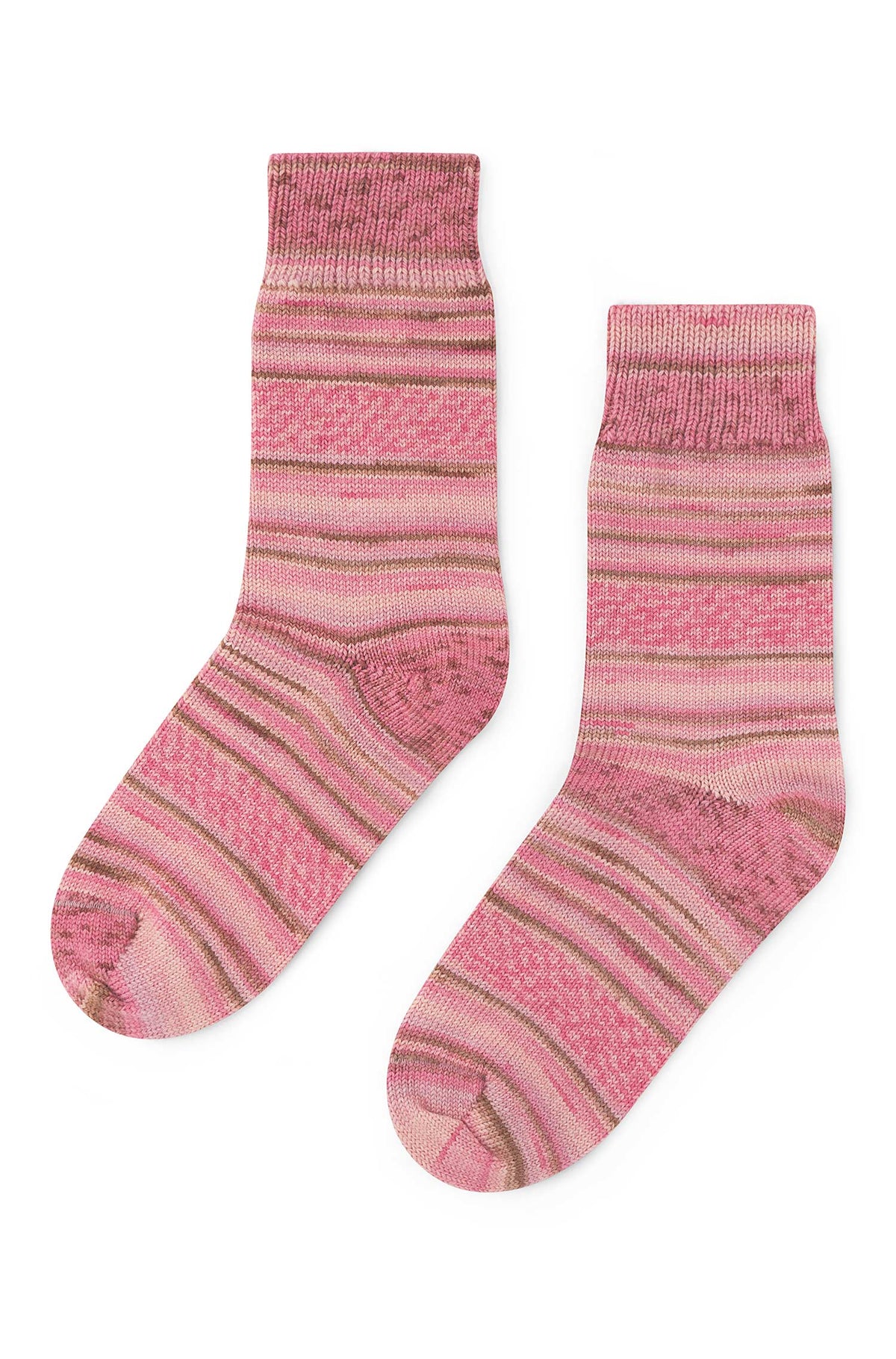 Alpaka Kuschel-Socken HARMONY aus Alpaka-Wolle-Mix-koralle