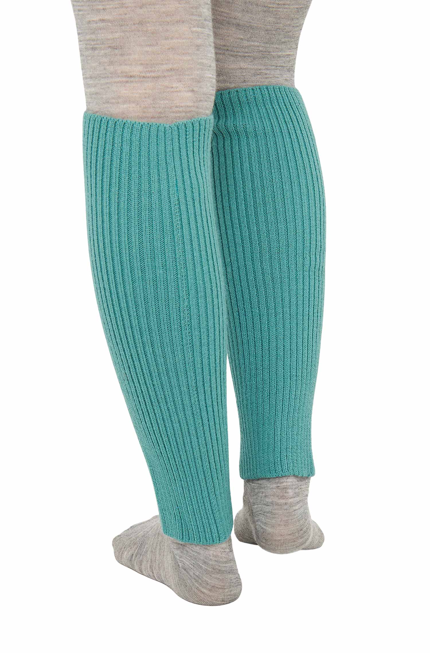Alpaka Beinstulpen RIPP kurz aus 100% Baby Alpaka-mint