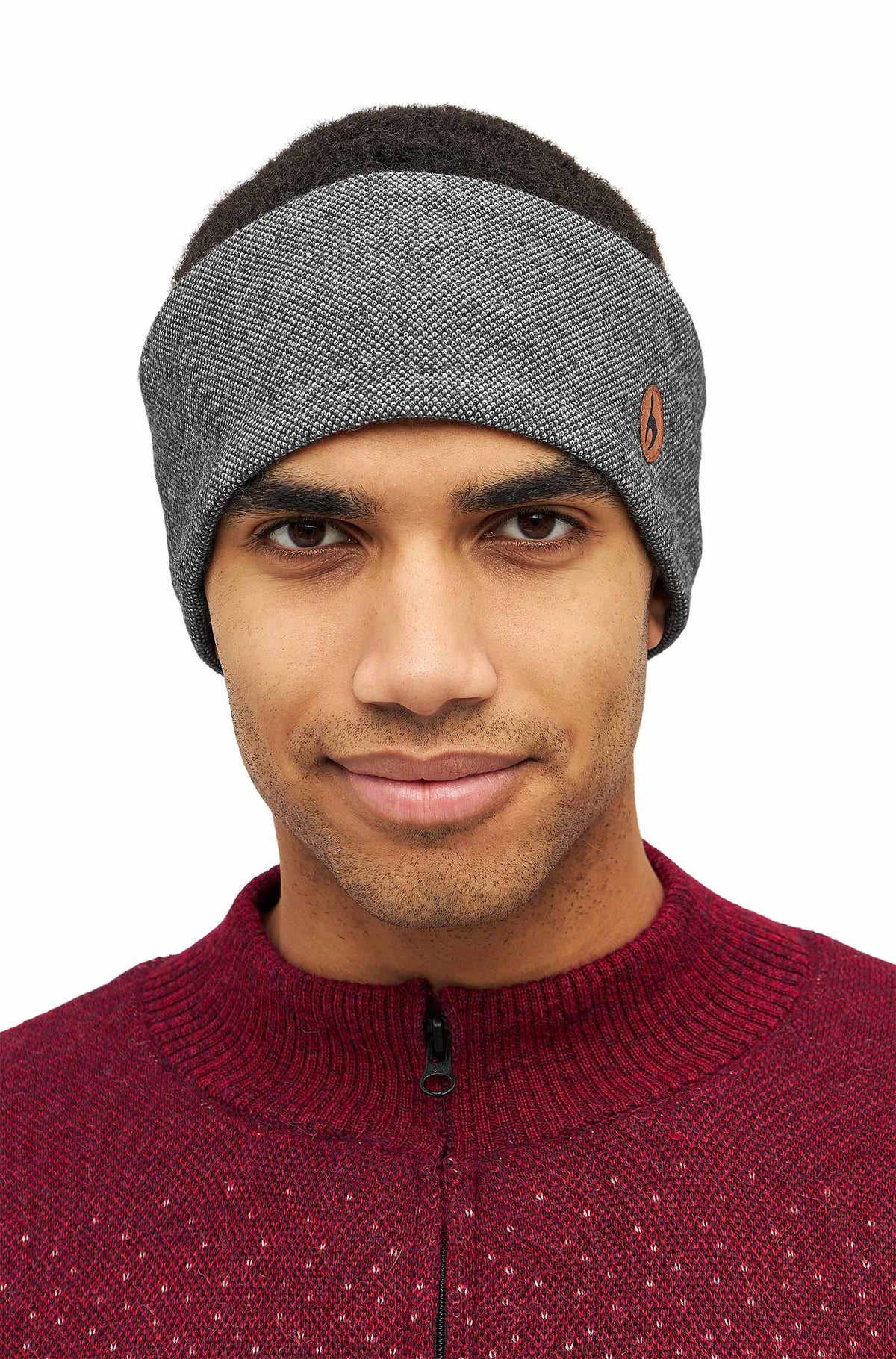 Alpaka Stirnband ALPACA SPORT-anthrazit