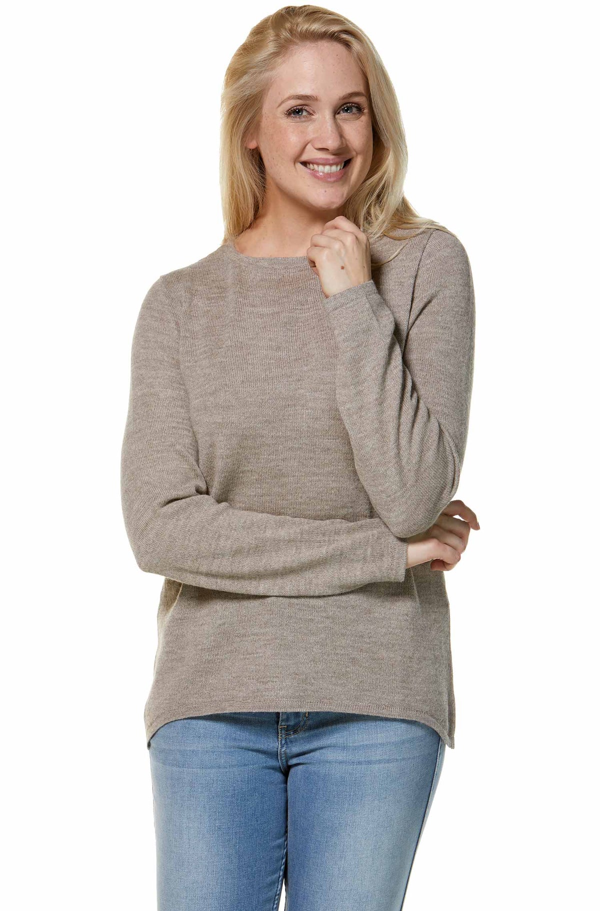 Alpaka Pullover UNI-sand